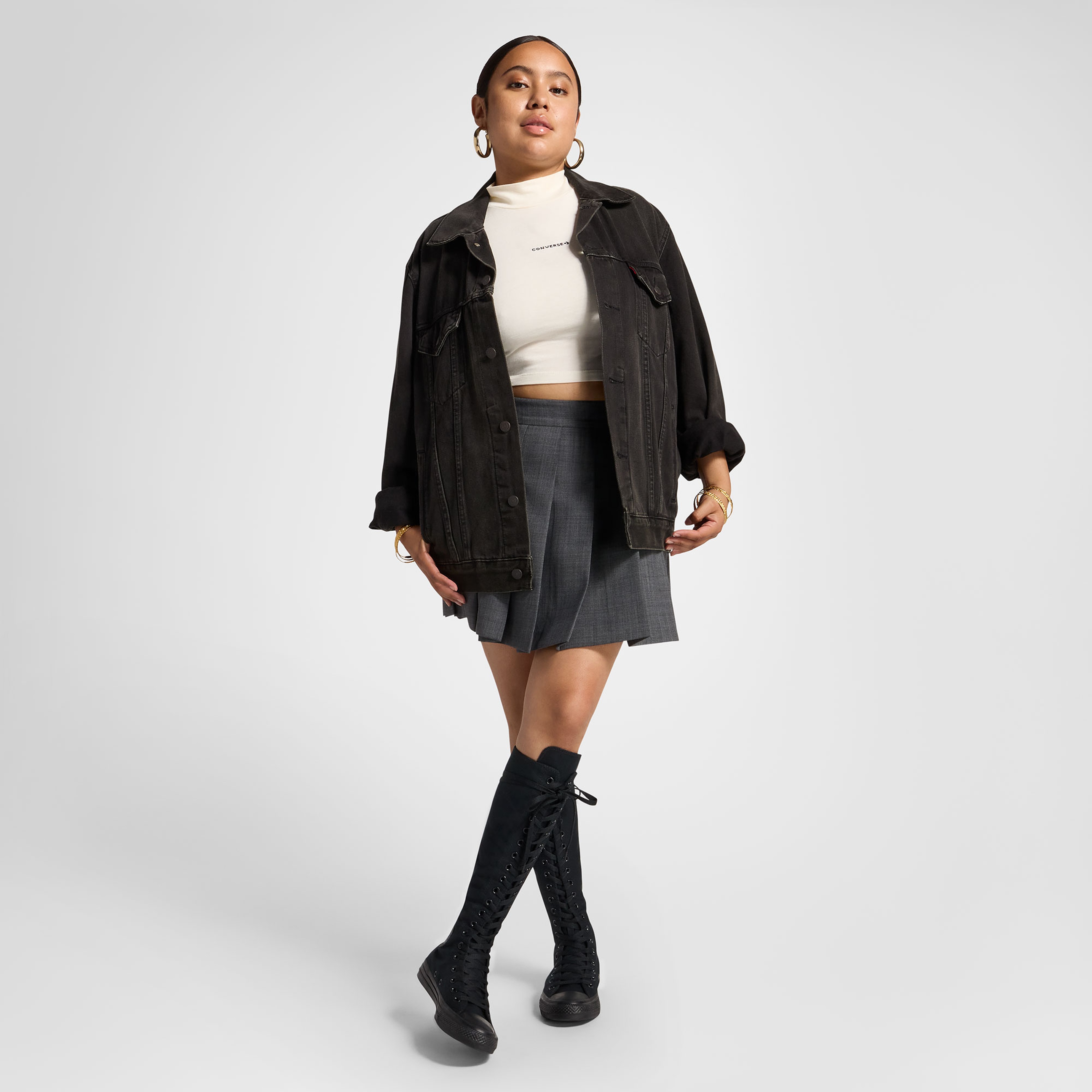 Converse Chuck Taylor All Star Foundation XX-Hi Unisex Siyah Sneaker