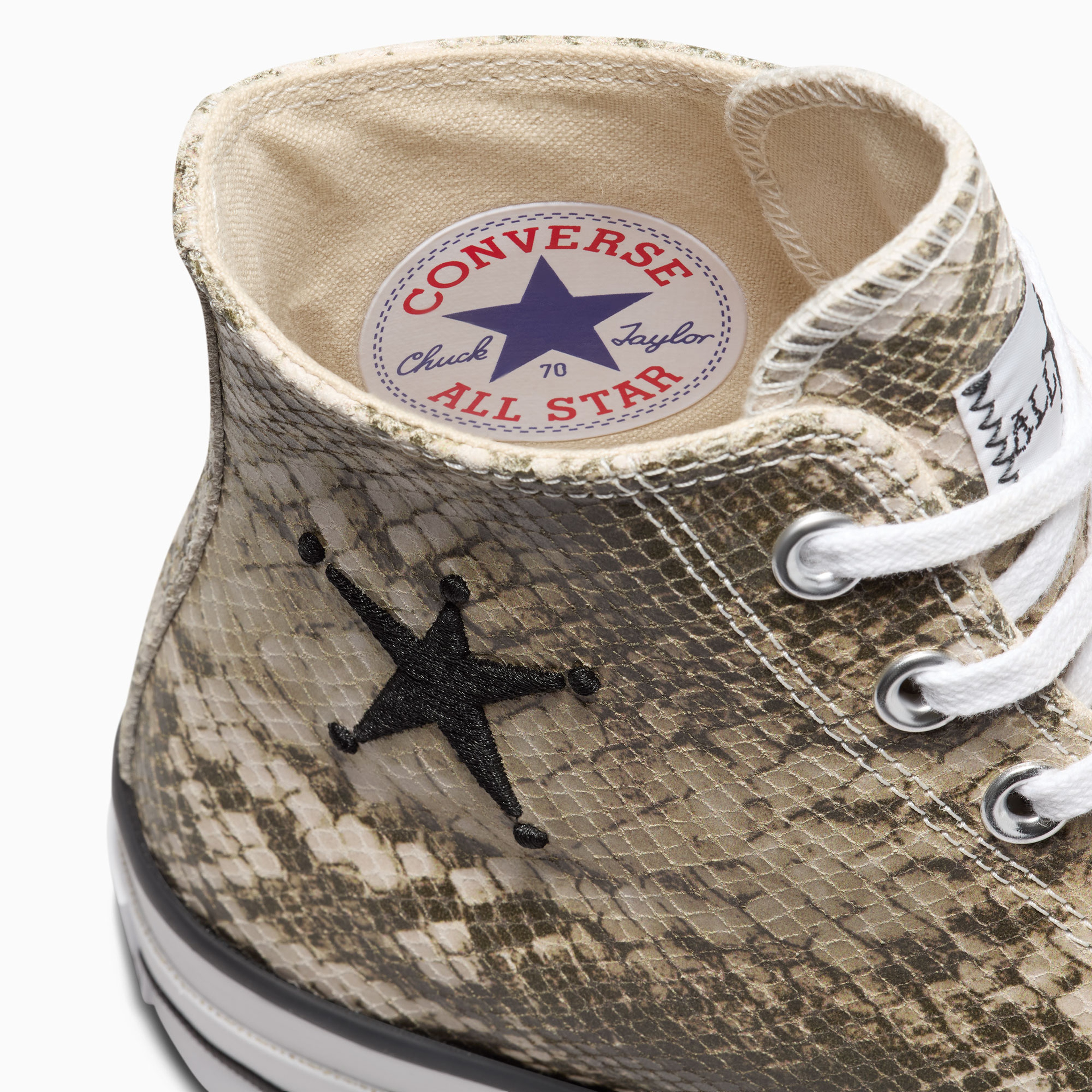 Converse Chuck 70 Unisex Gri Deri Sneaker