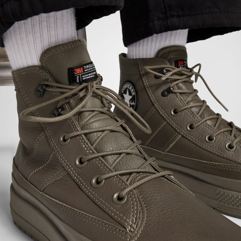 Converse Chuck Taylor All Star Equip Unisex Kahverengi Deri Bot