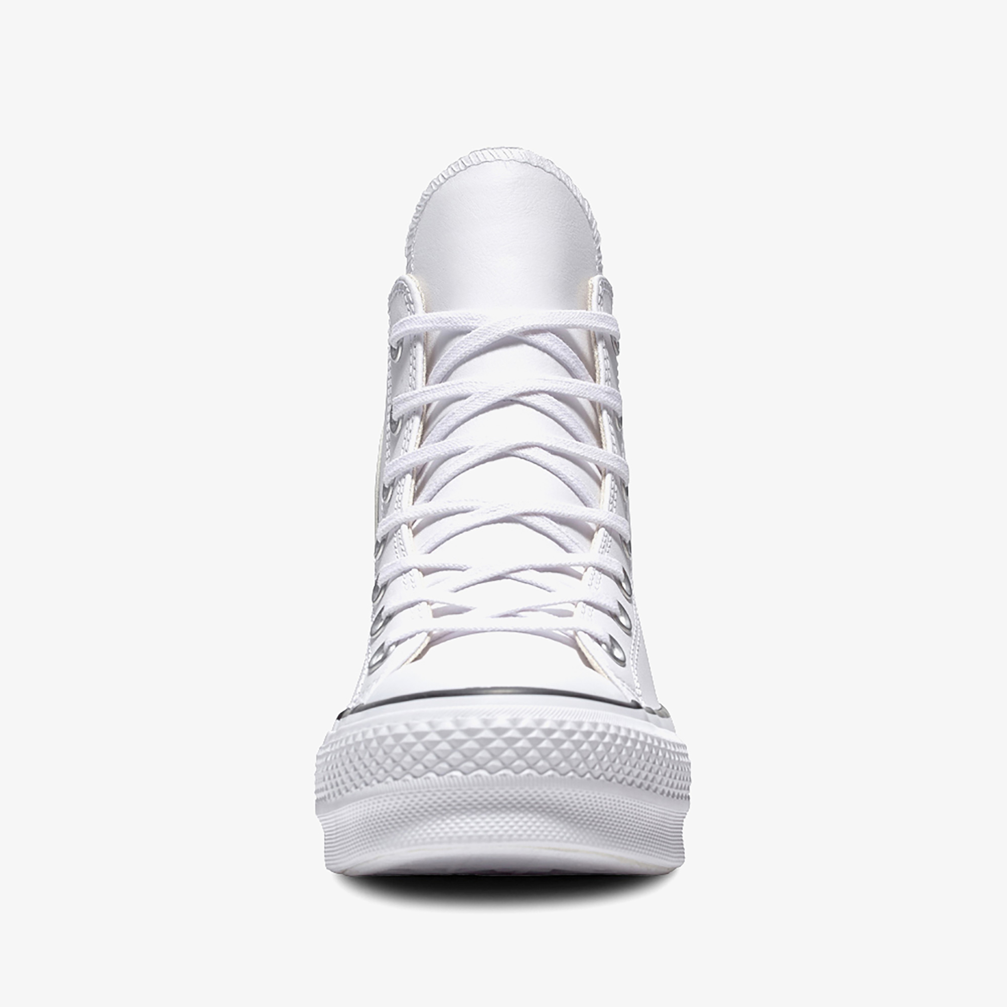 Converse Chuck Taylor All Star Lift Hi Deri Unisex Beyaz Sneaker