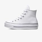 Converse Chuck Taylor All Star Lift Hi Deri Unisex Beyaz Sneaker