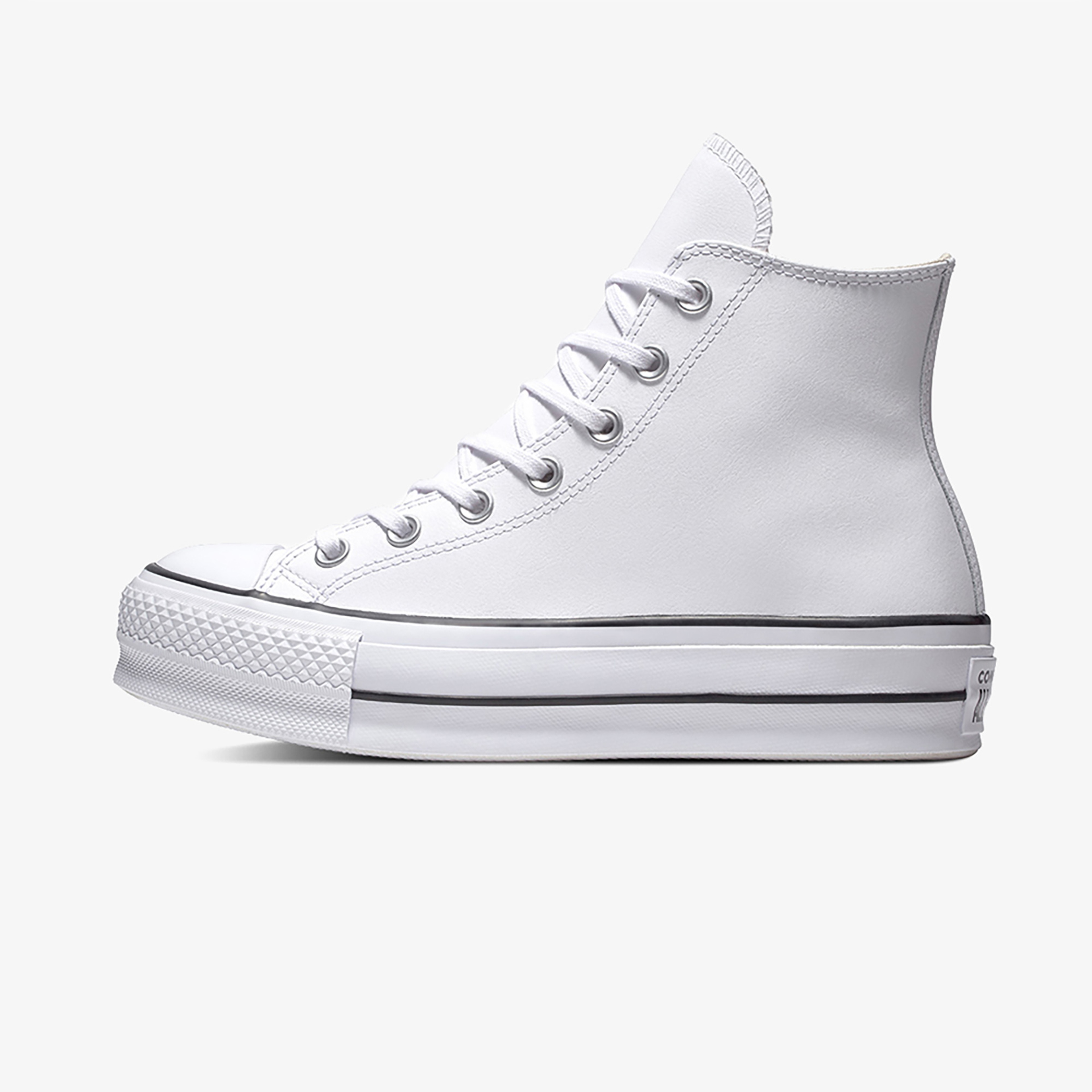 Converse Chuck Taylor All Star Lift Hi Deri Unisex Beyaz Sneaker
