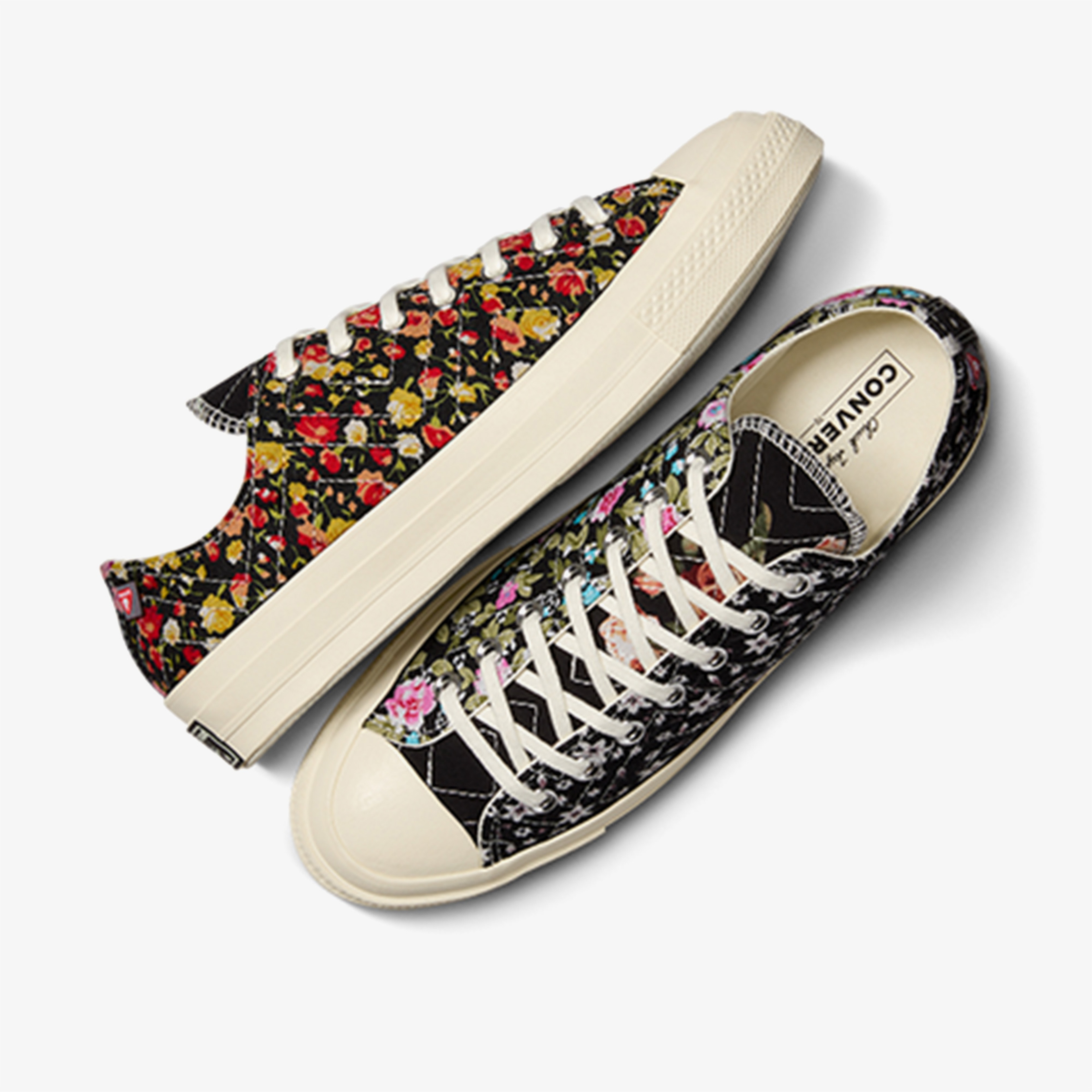 Converse Beyond Retro Upcycled Floral Chuck 70 Unisex Siyah Sneaker