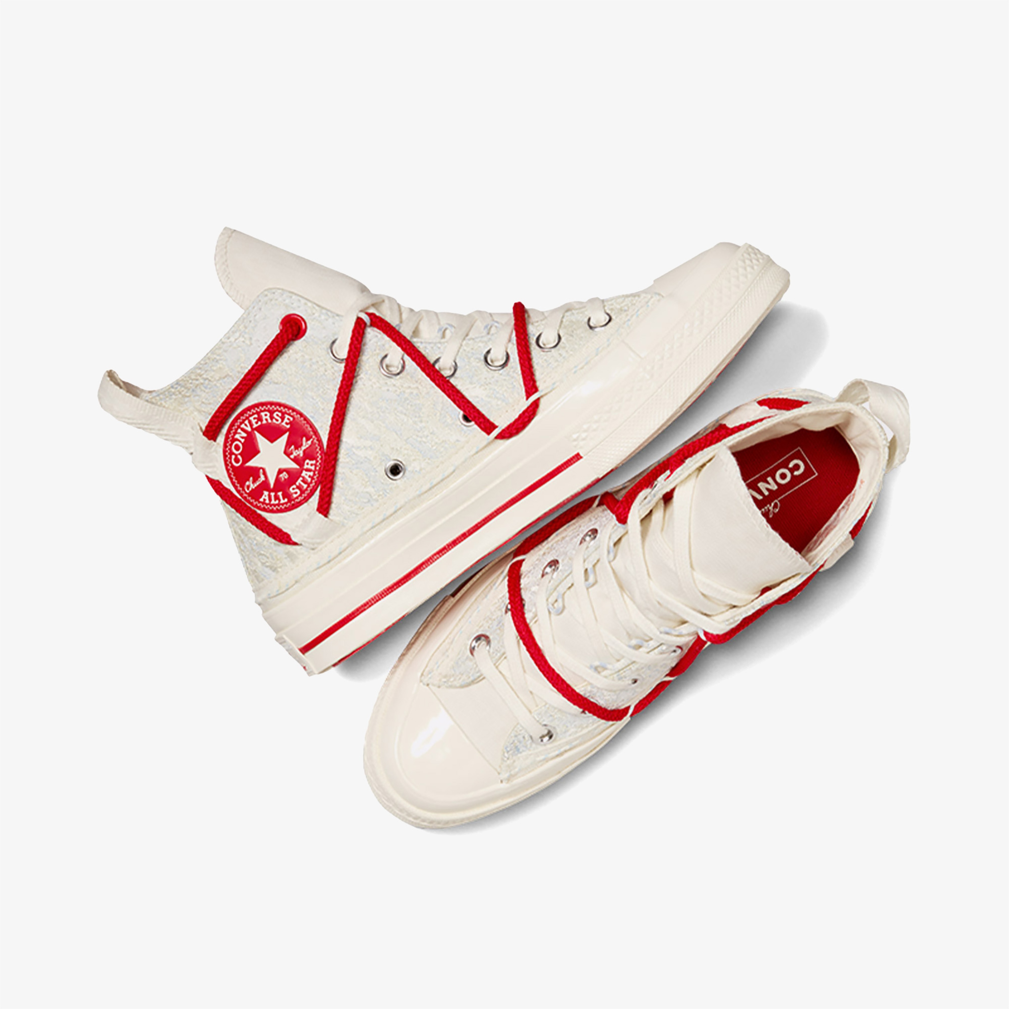 Converse Chuck 70 Lunar New Year Double Lace Unisex Krem Sneaker