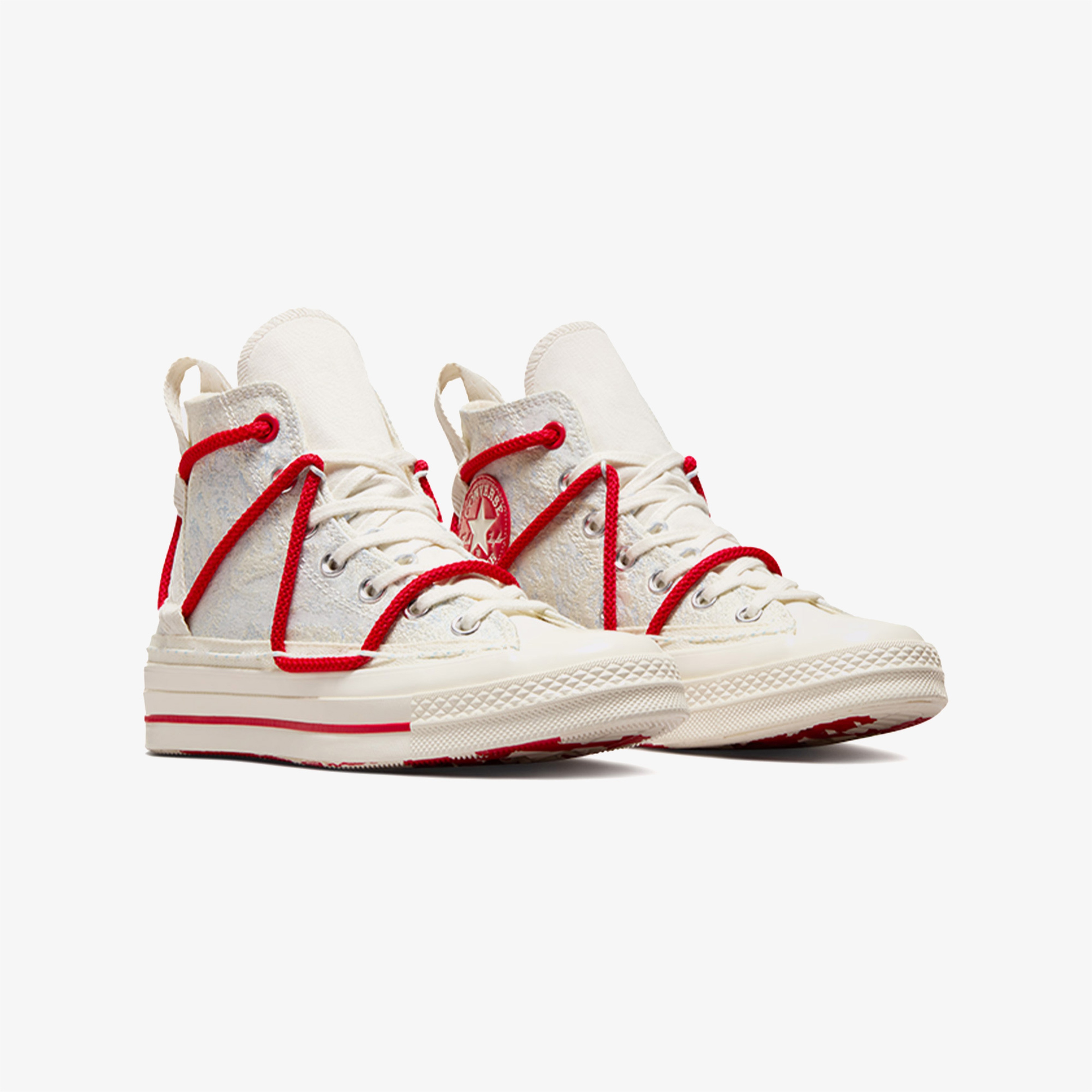 Converse Chuck 70 Lunar New Year Double Lace Unisex Krem Sneaker
