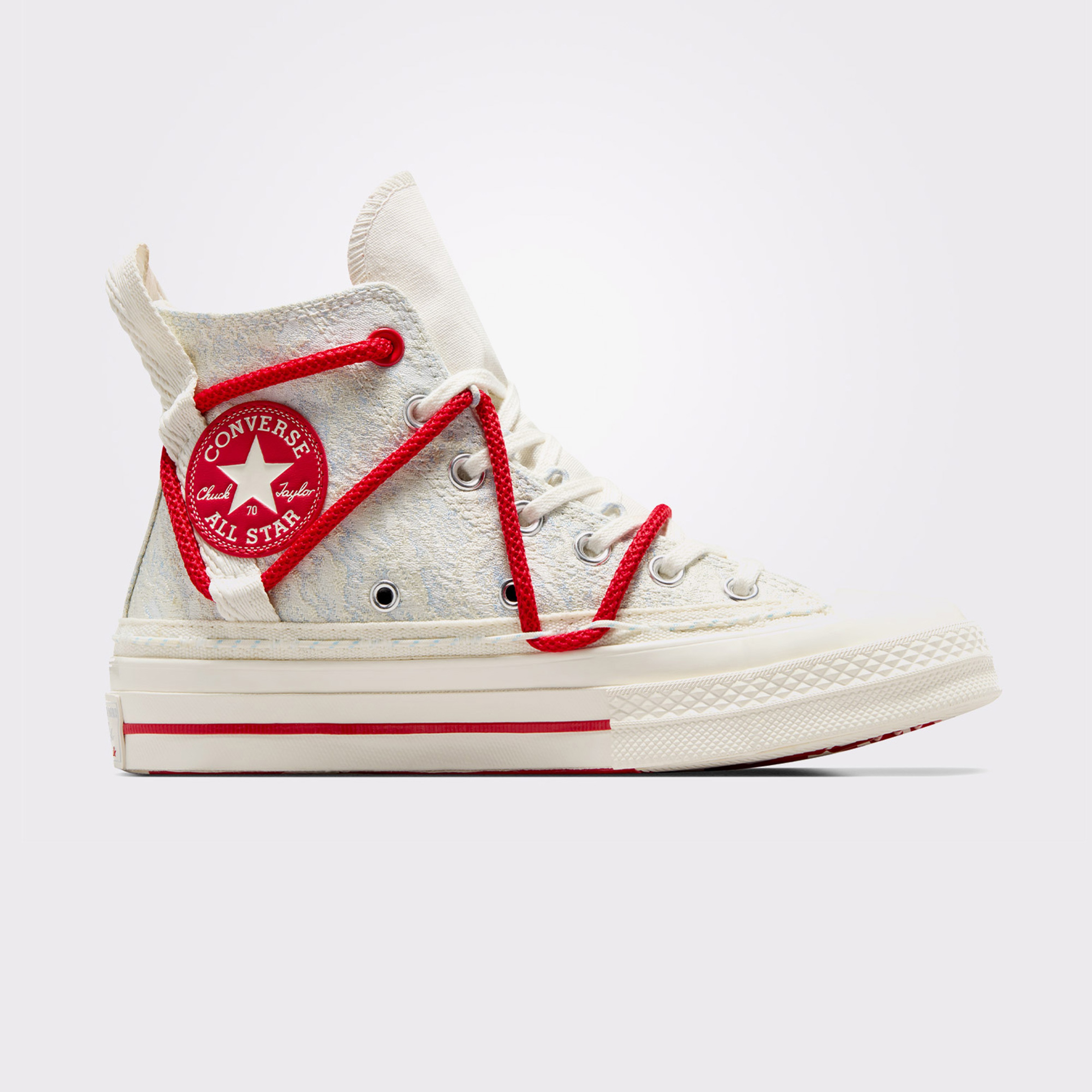 Converse Chuck 70 Lunar New Year Double Lace Unisex Krem Sneaker