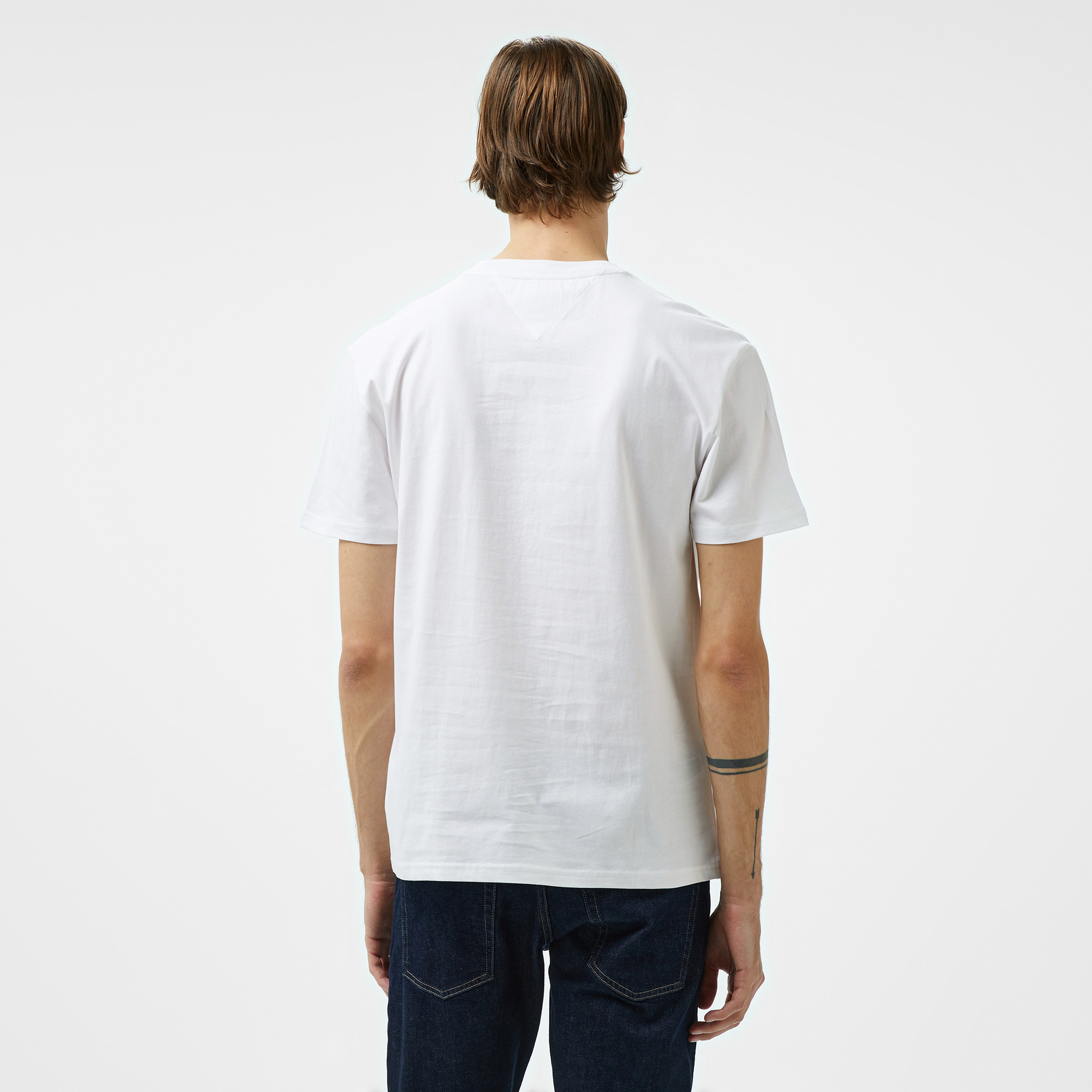 Tommy Jeans Archive Erkek Beyaz T-Shirt