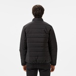 Erkek Regular Fit Dik Yaka Çift Taraflı Siyah Mont