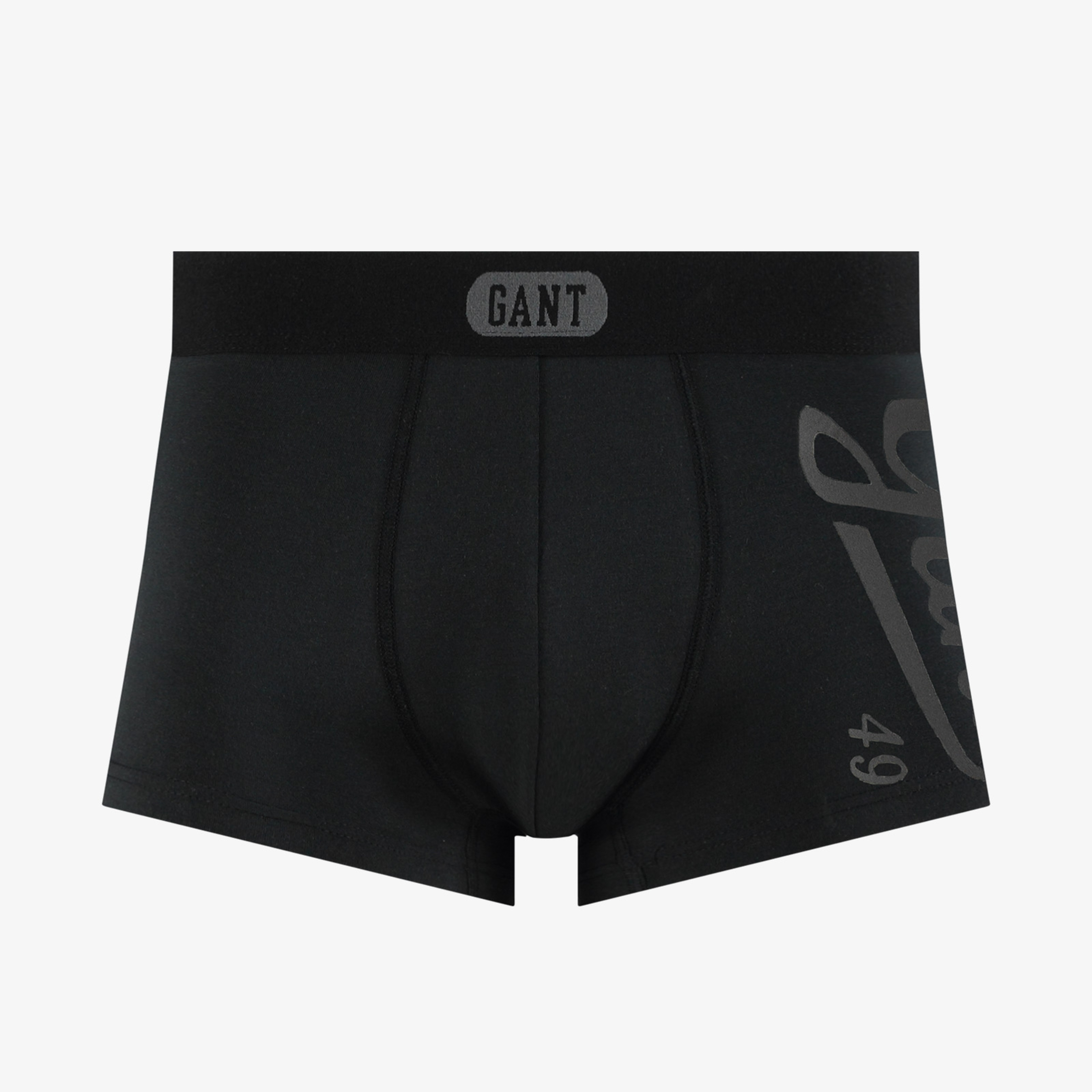 GANT Erkek Siyah Regular Fit Logolu 2'li Boxer