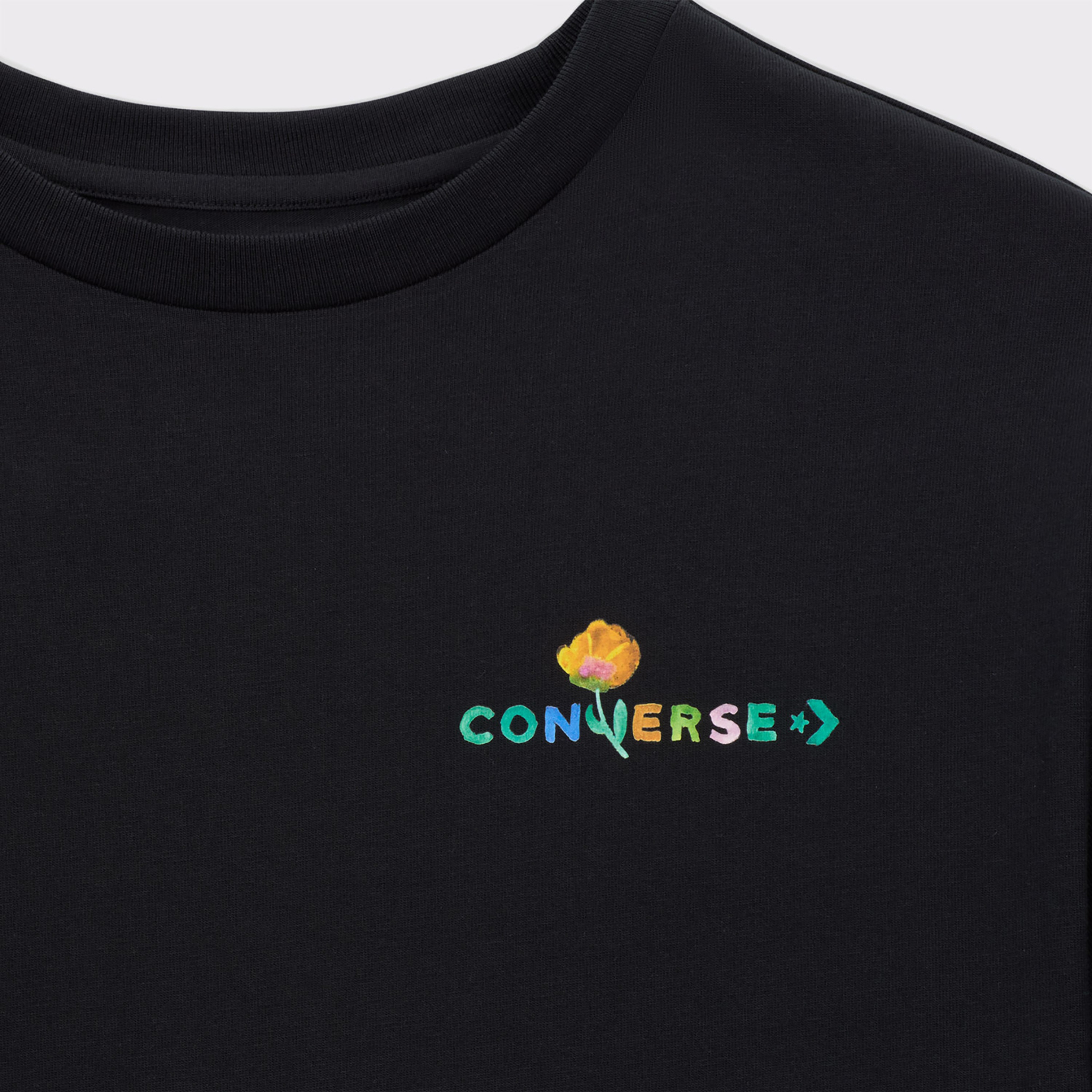 Converse Retro Quarter Zip Erkek Siyah  Sweatshirt