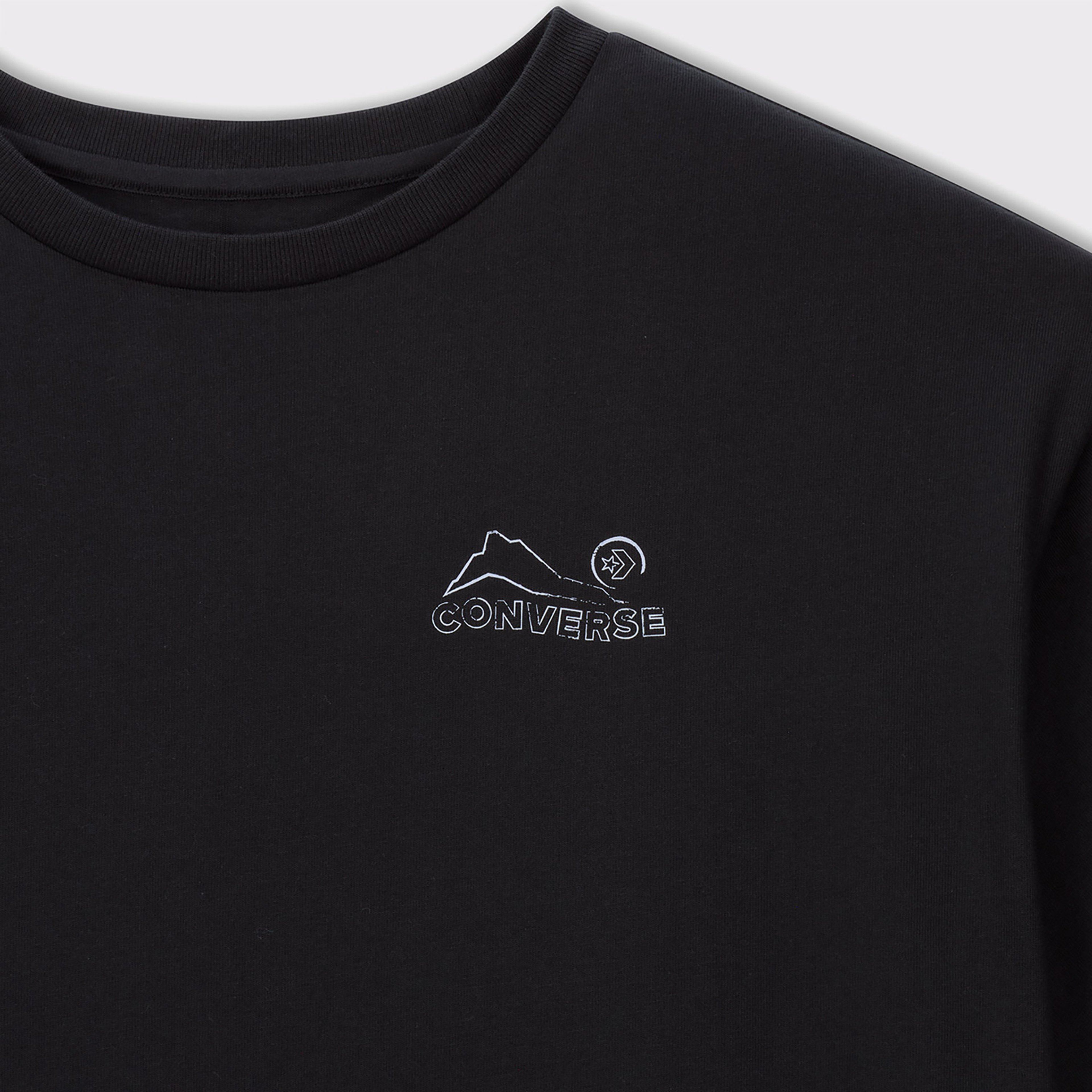 Converse Retro Quarter Zip Erkek Siyah  Sweatshirt