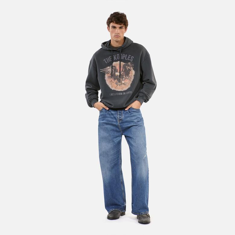 ERKEK SİYAH SWEATSHIRT