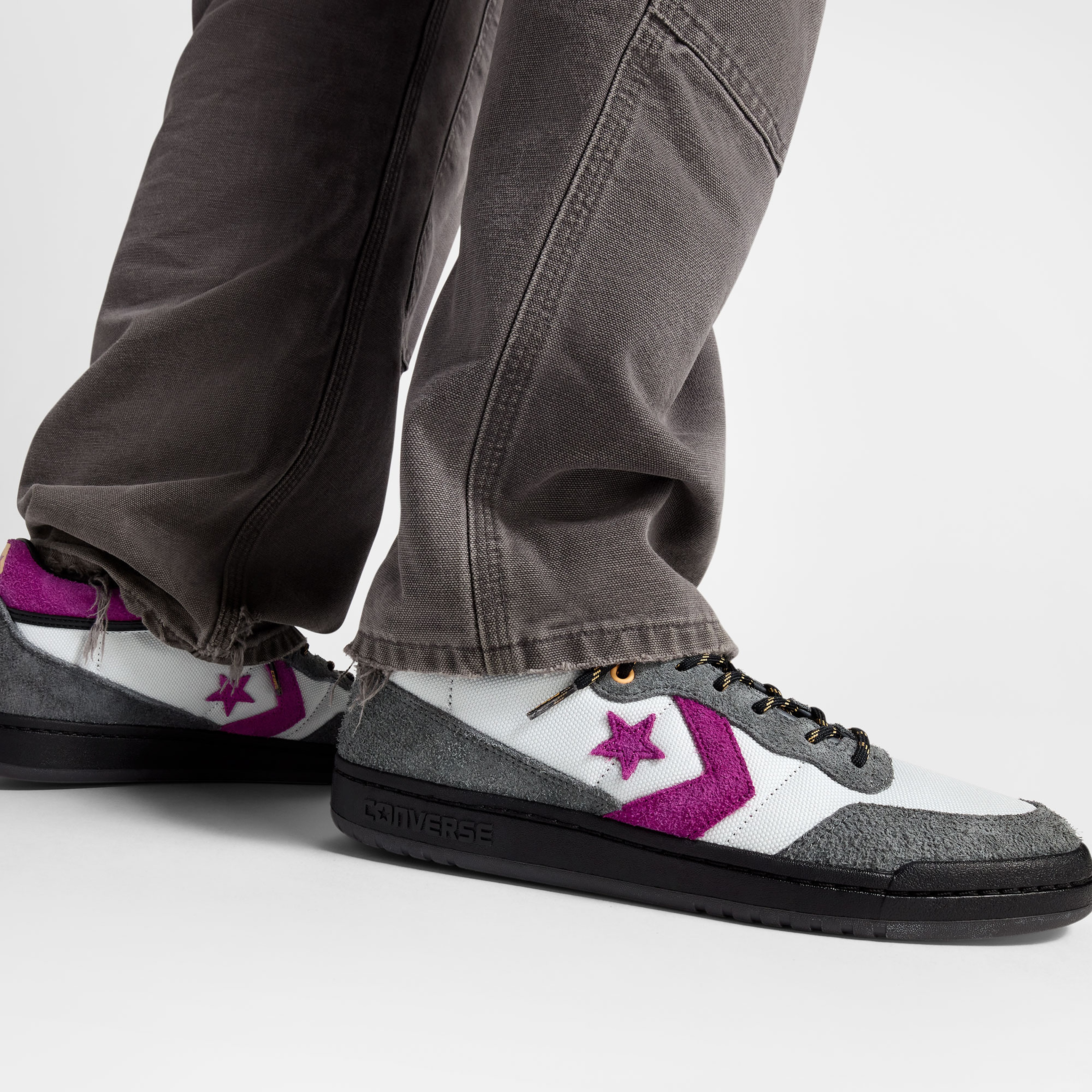 Converse Fastbreak Pro Unisex Gri Süet Sneaker