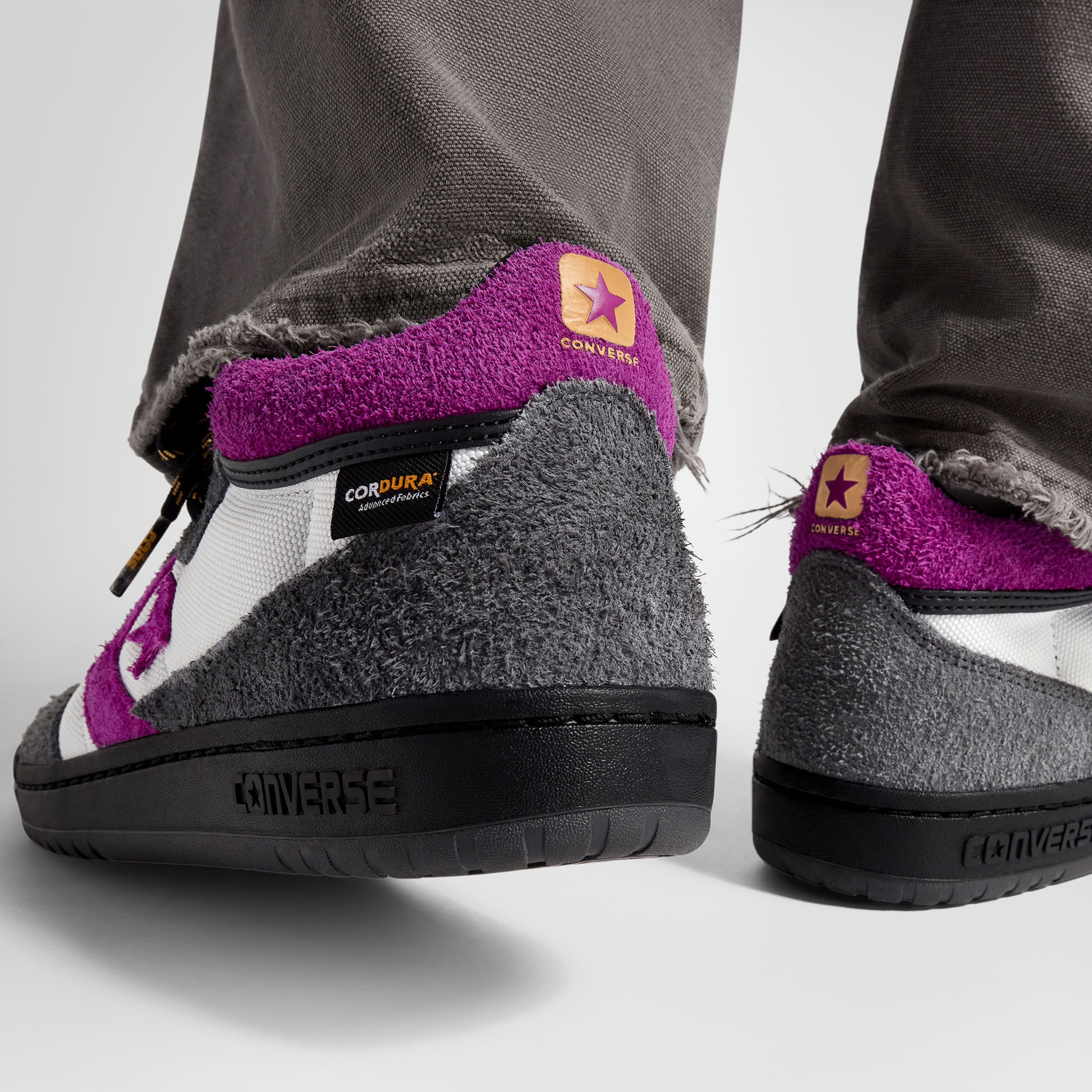 Converse Fastbreak Pro Unisex Gri Süet Sneaker