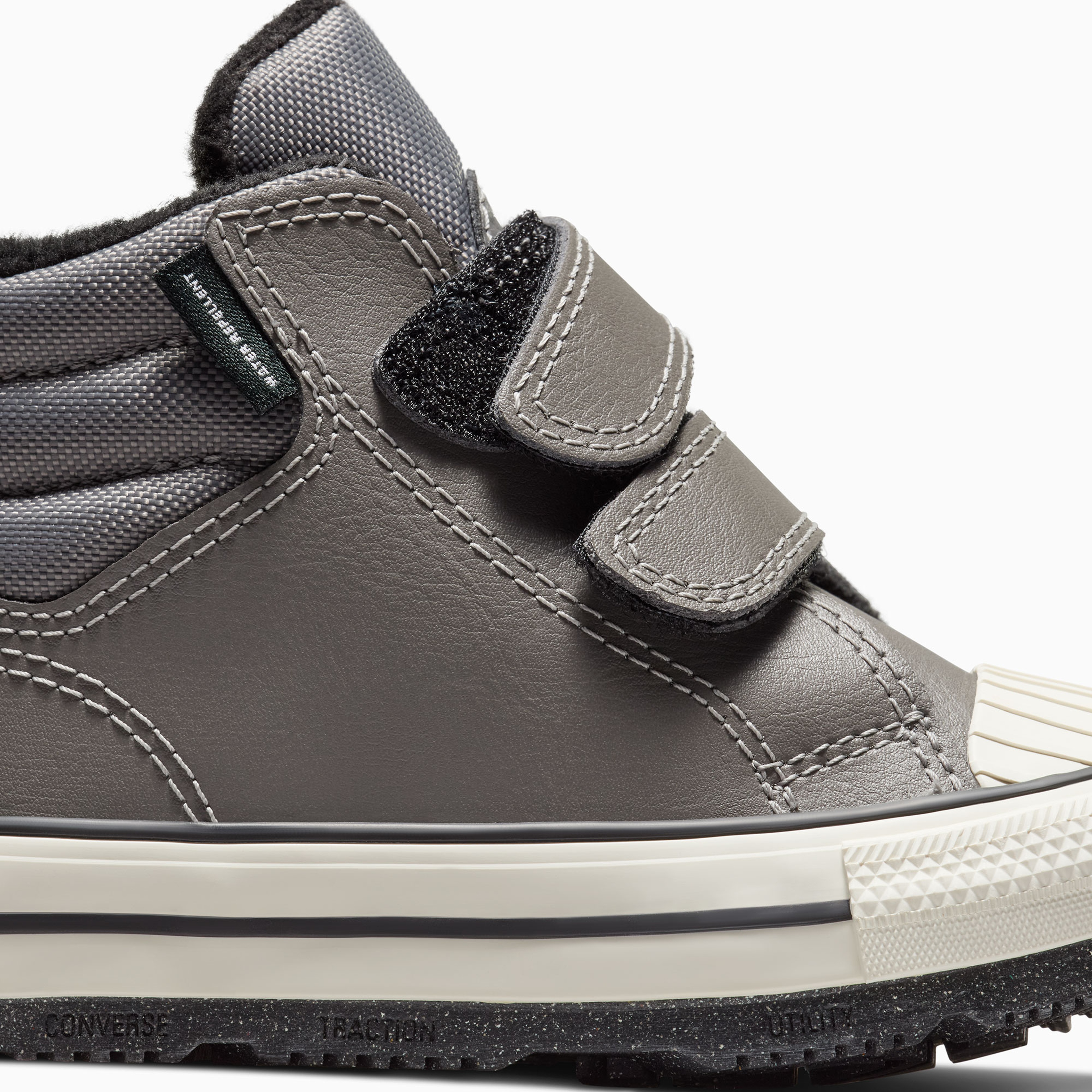 Converse Chuck Taylor All Star Berkshire Bebek Gri Deri Bot