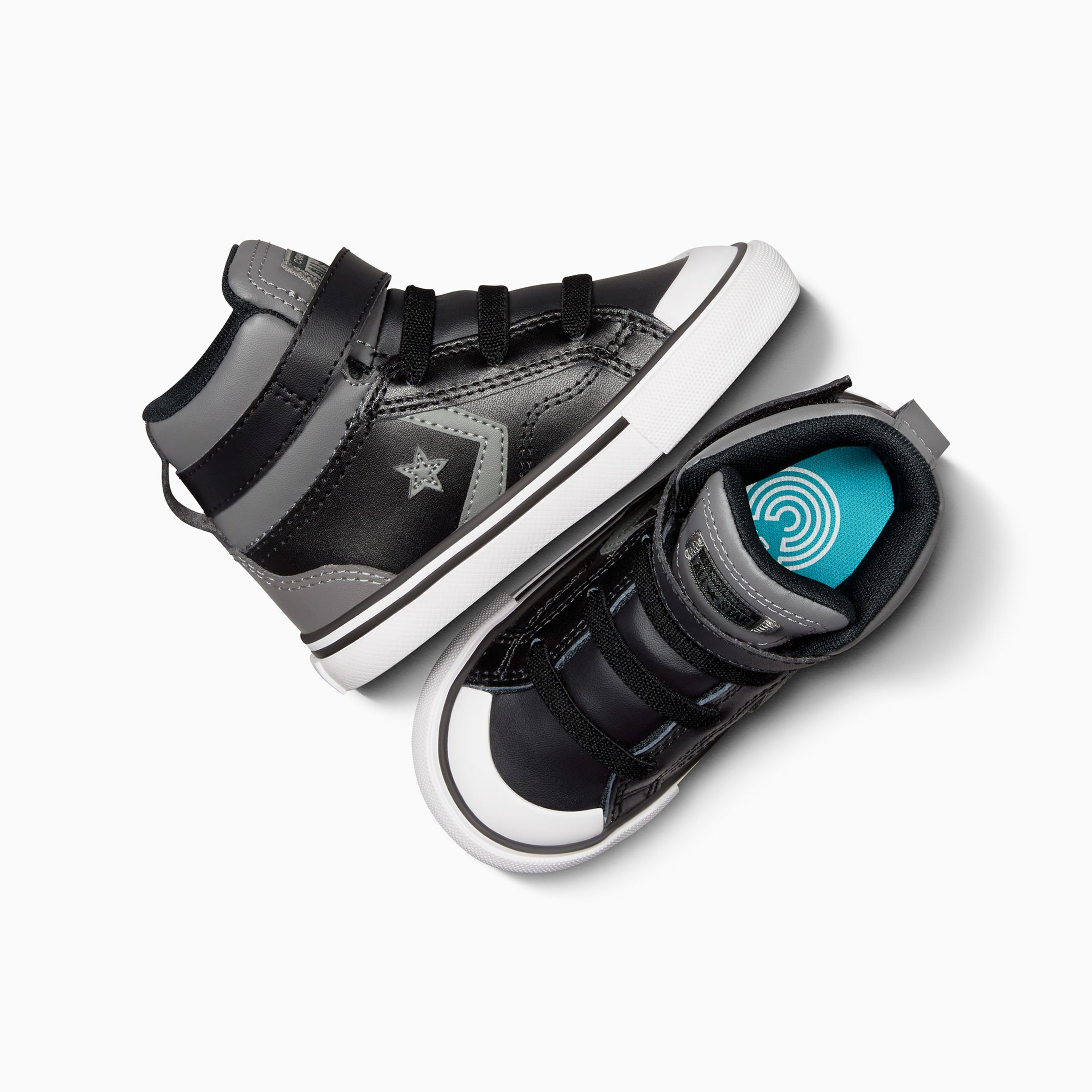 Converse Pro Blaze Bebek Gri Deri Bot