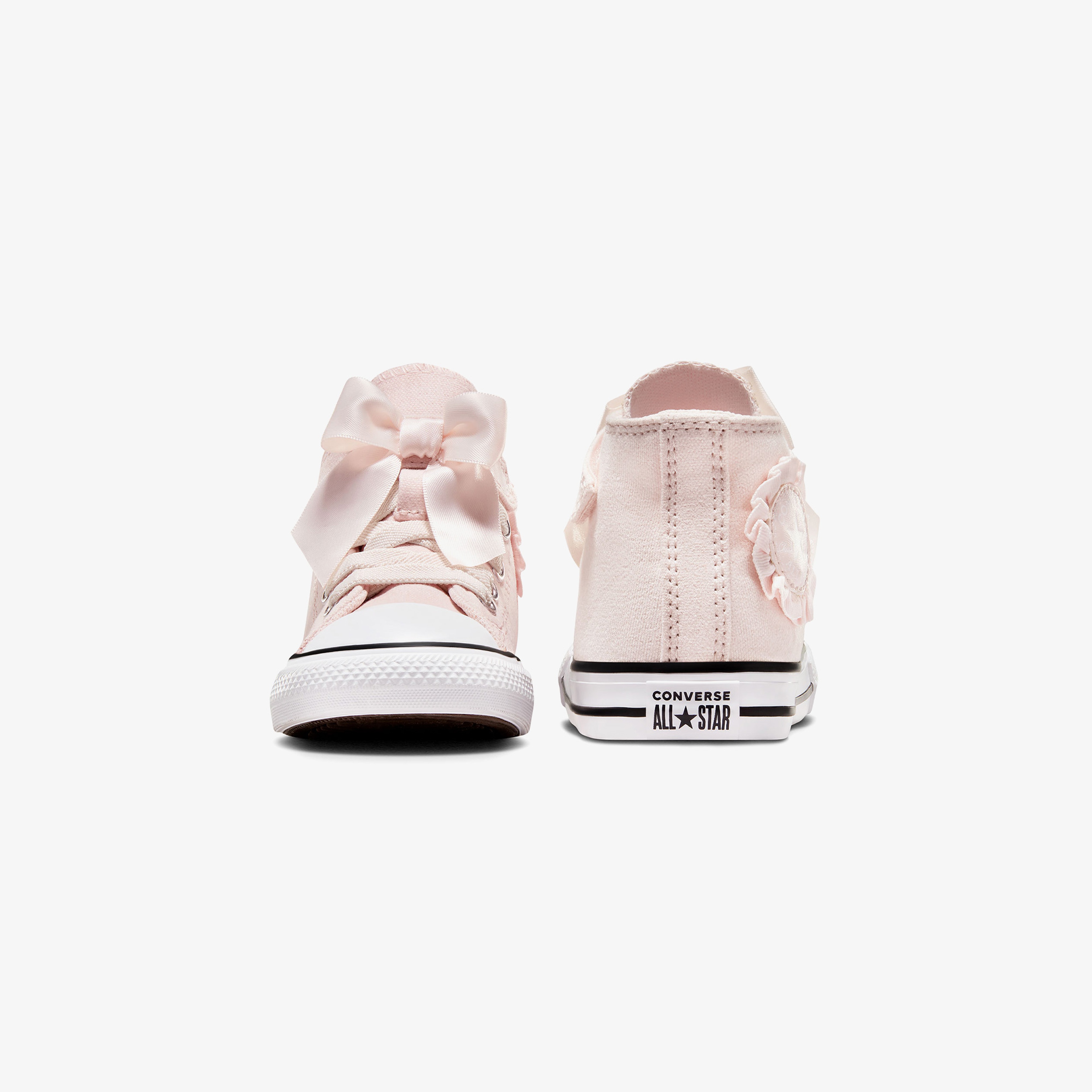 Converse Chuck Taylor All Star Ruffles & Bows Easy-On Youth High Top Blush Hush Bebek Pembe Sneaker