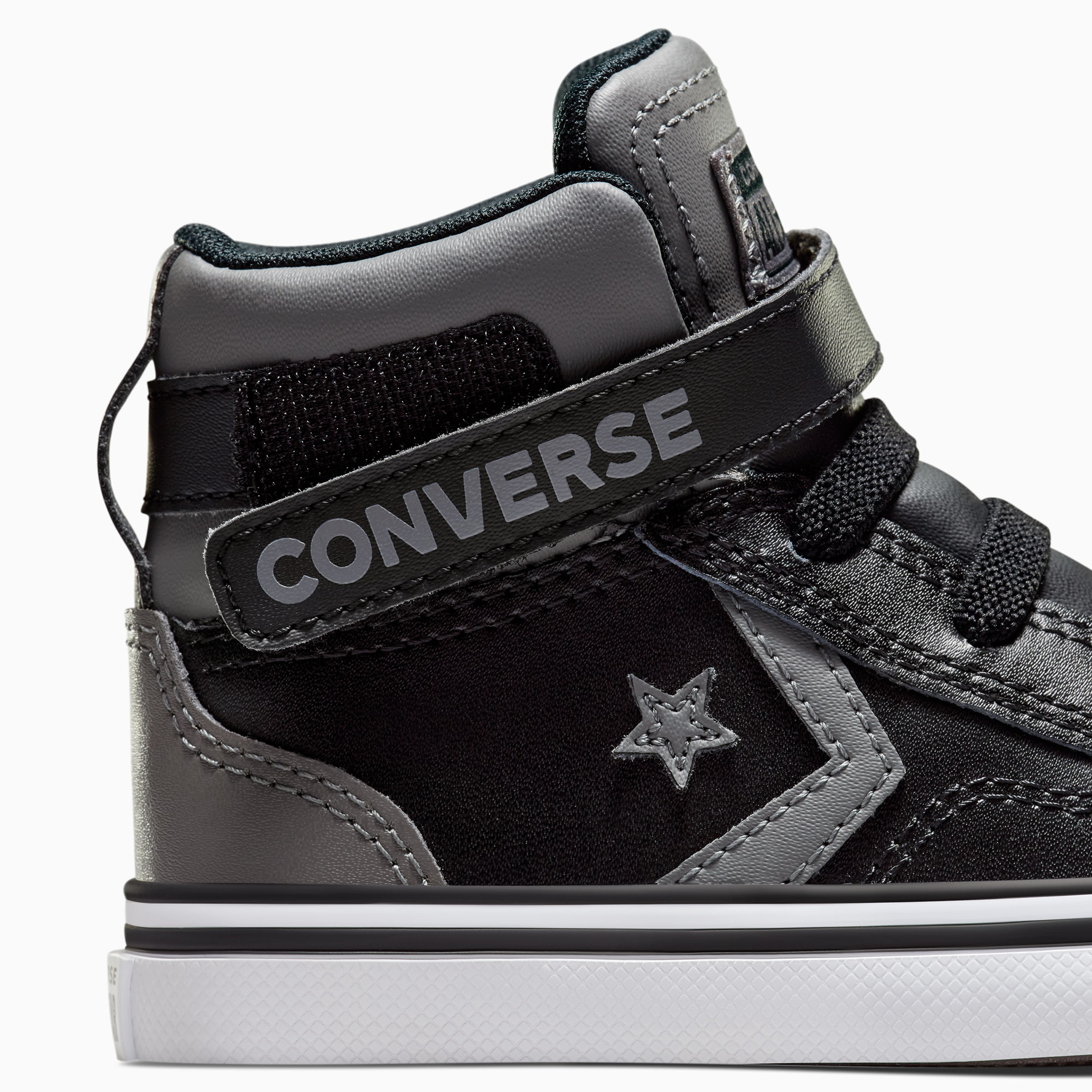 Converse Pro Blaze Bebek Gri Deri Bot
