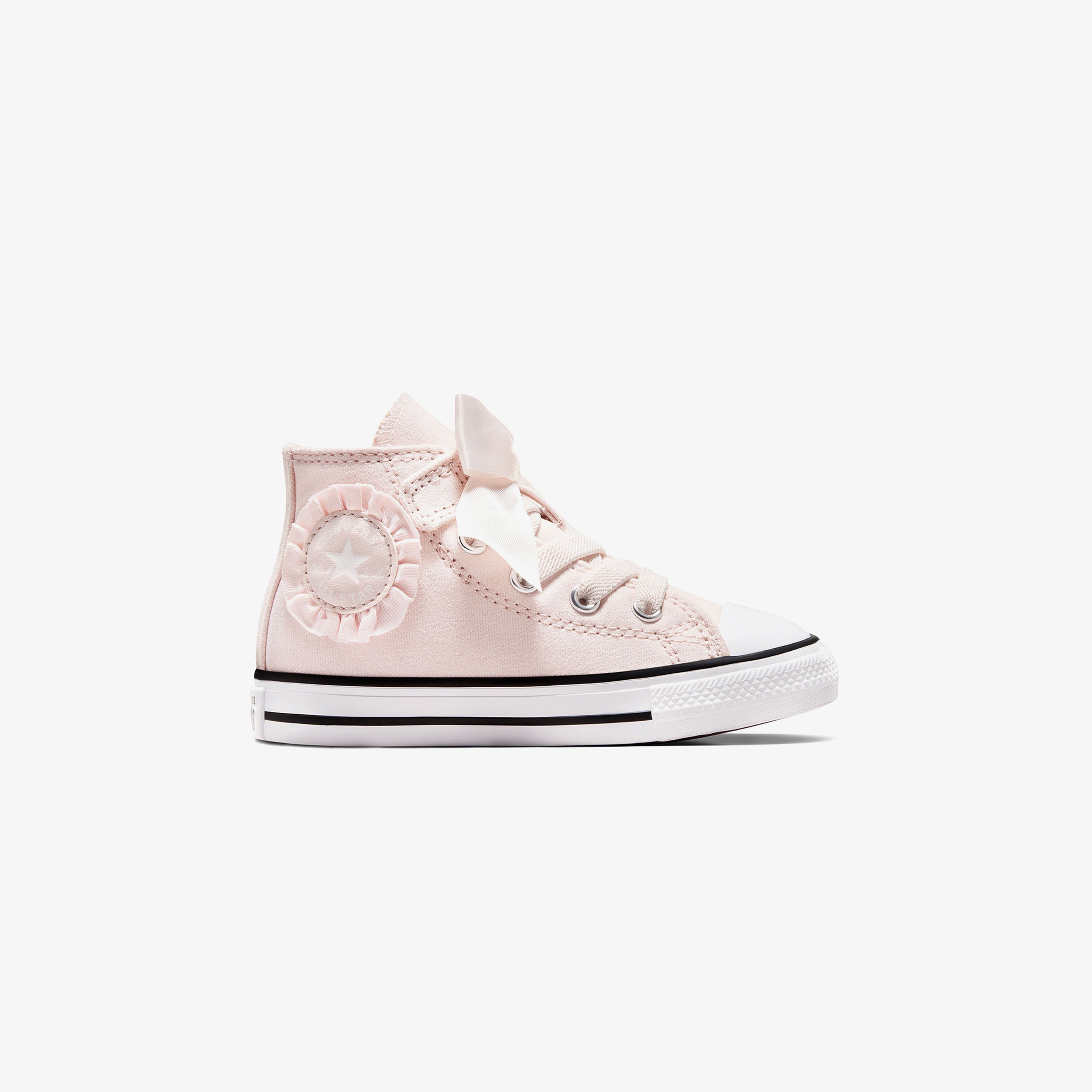 Converse Chuck Taylor All Star Ruffles & Bows Easy-On Youth High Top Blush Hush Bebek Pembe Sneaker