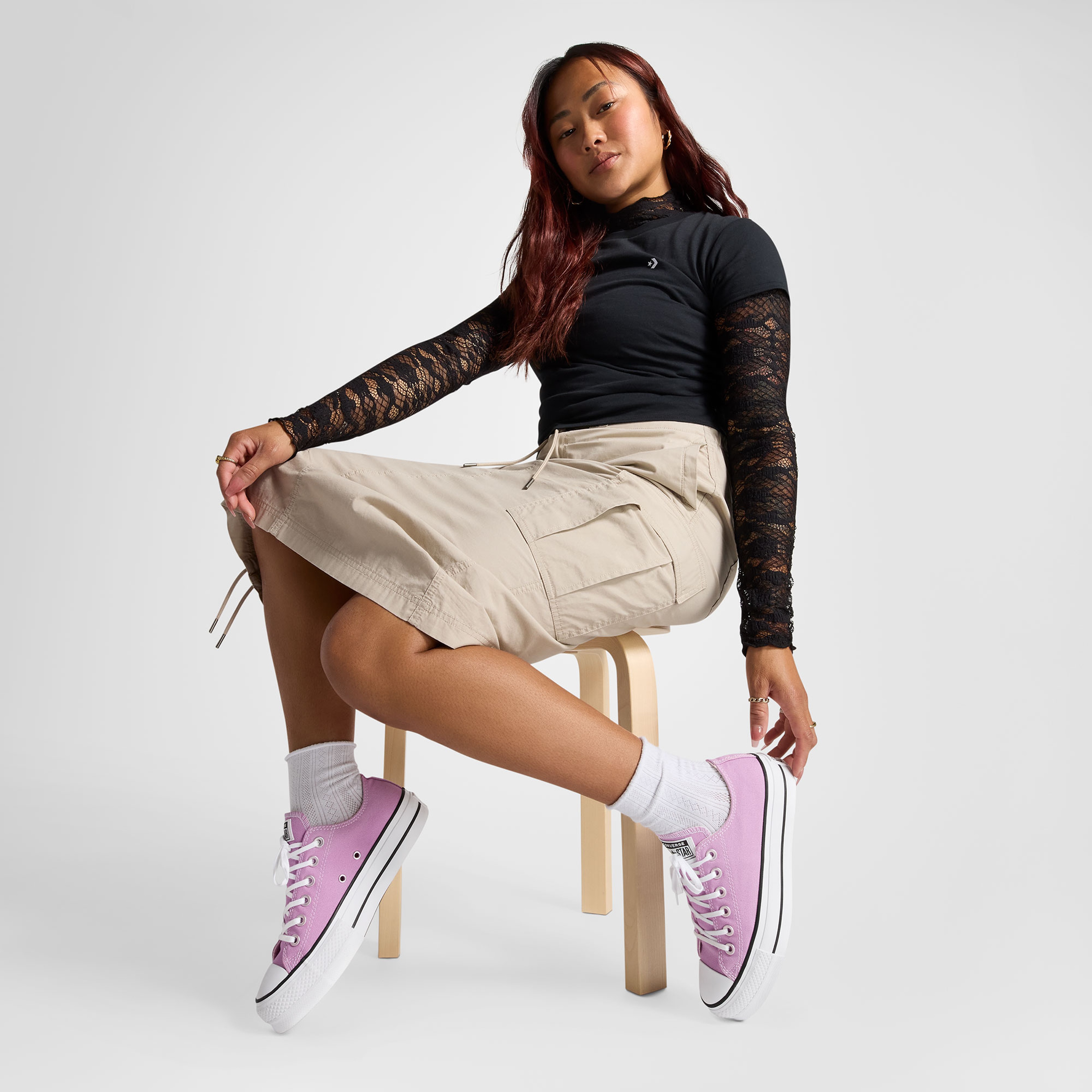 Converse Chuck Taylor All Star Lift Unisex Mor Platform Sneaker