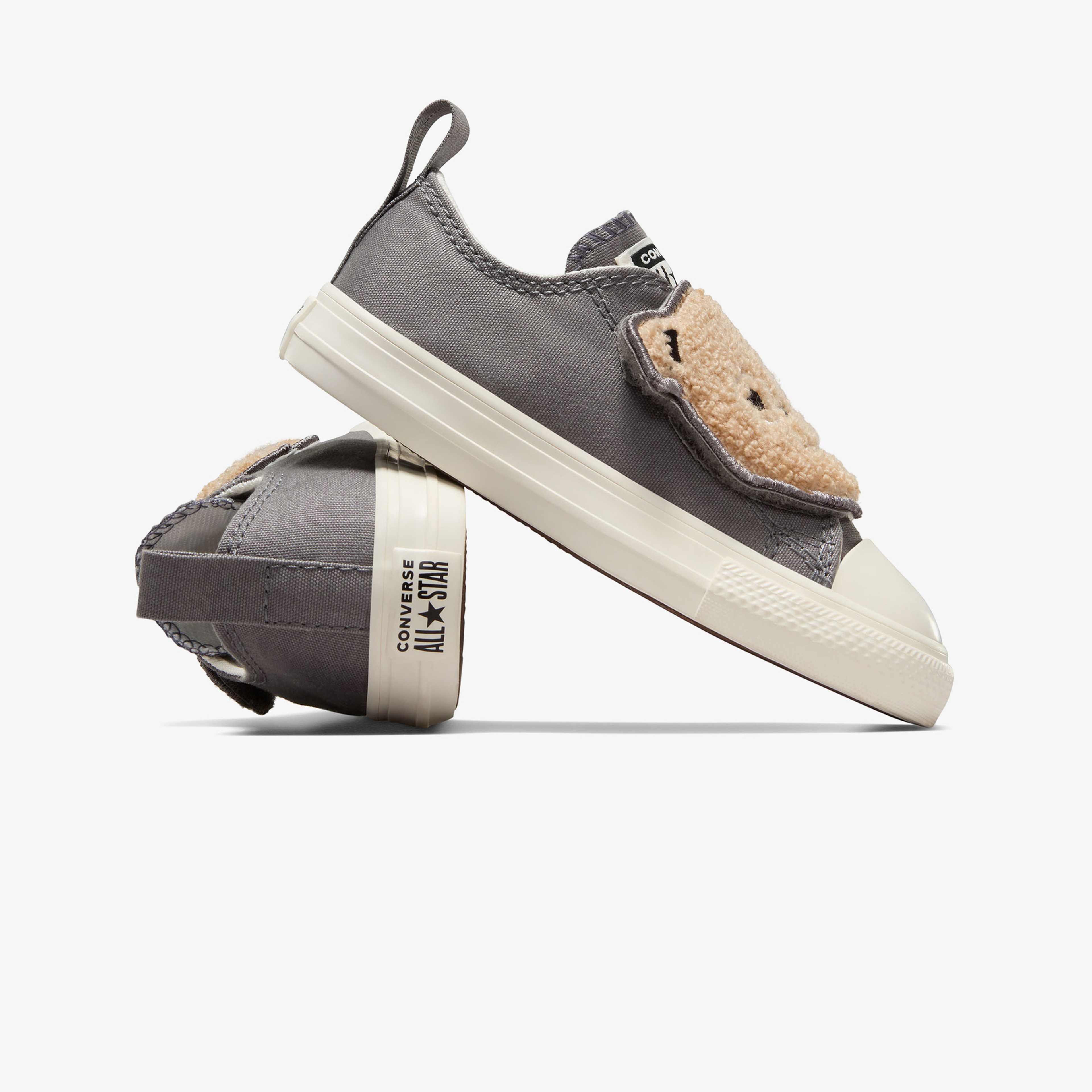 Converse Chuck Taylor All Star One Strap Bebek Gri Sneaker