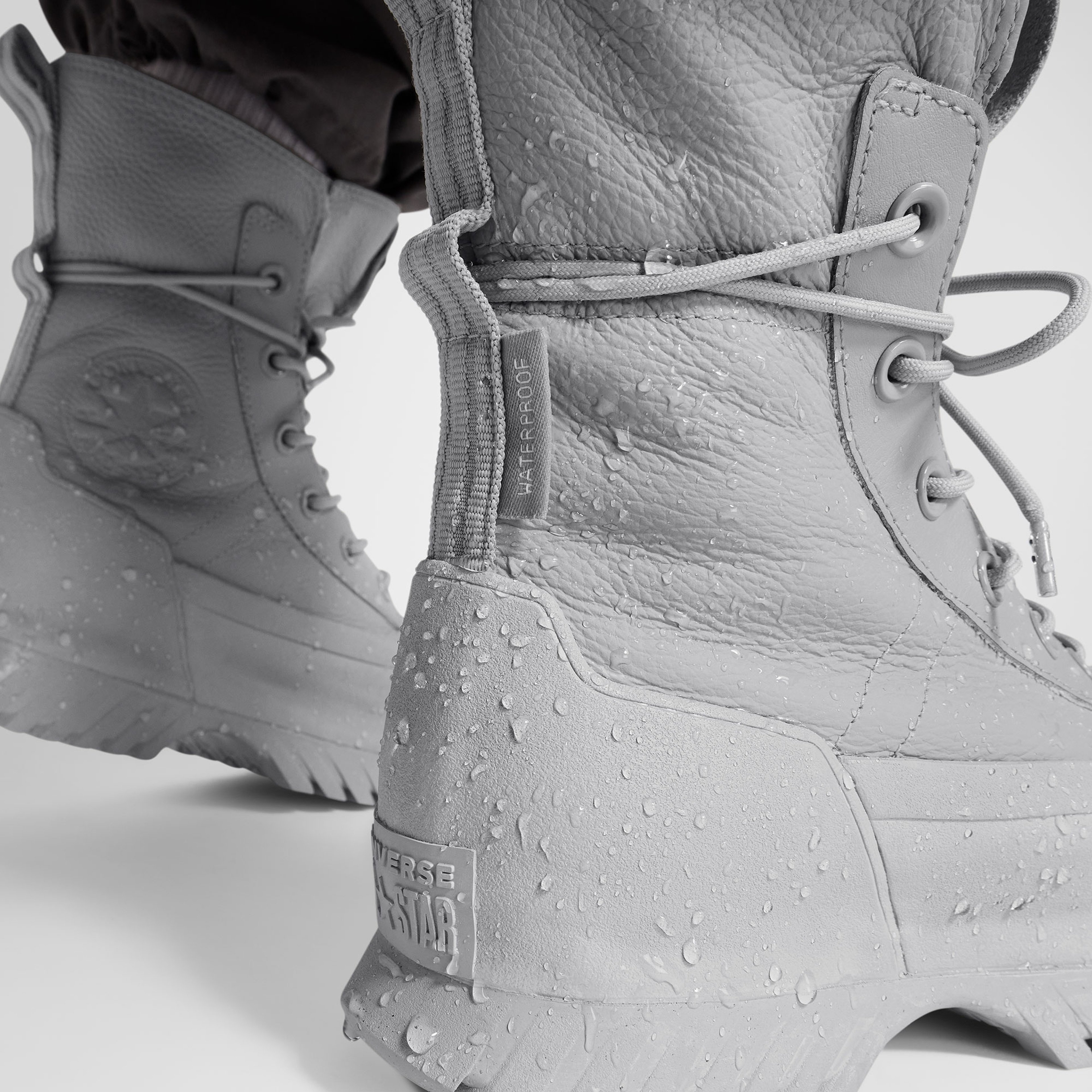 Converse Chuck Taylor All Star Lugged 2.0 CC Unisex Gri Deri Platform Bot