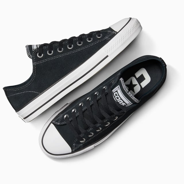 Converse Chuck Taylor All Star Pro Unisex Siyah Süet Sneaker - Görsel 7