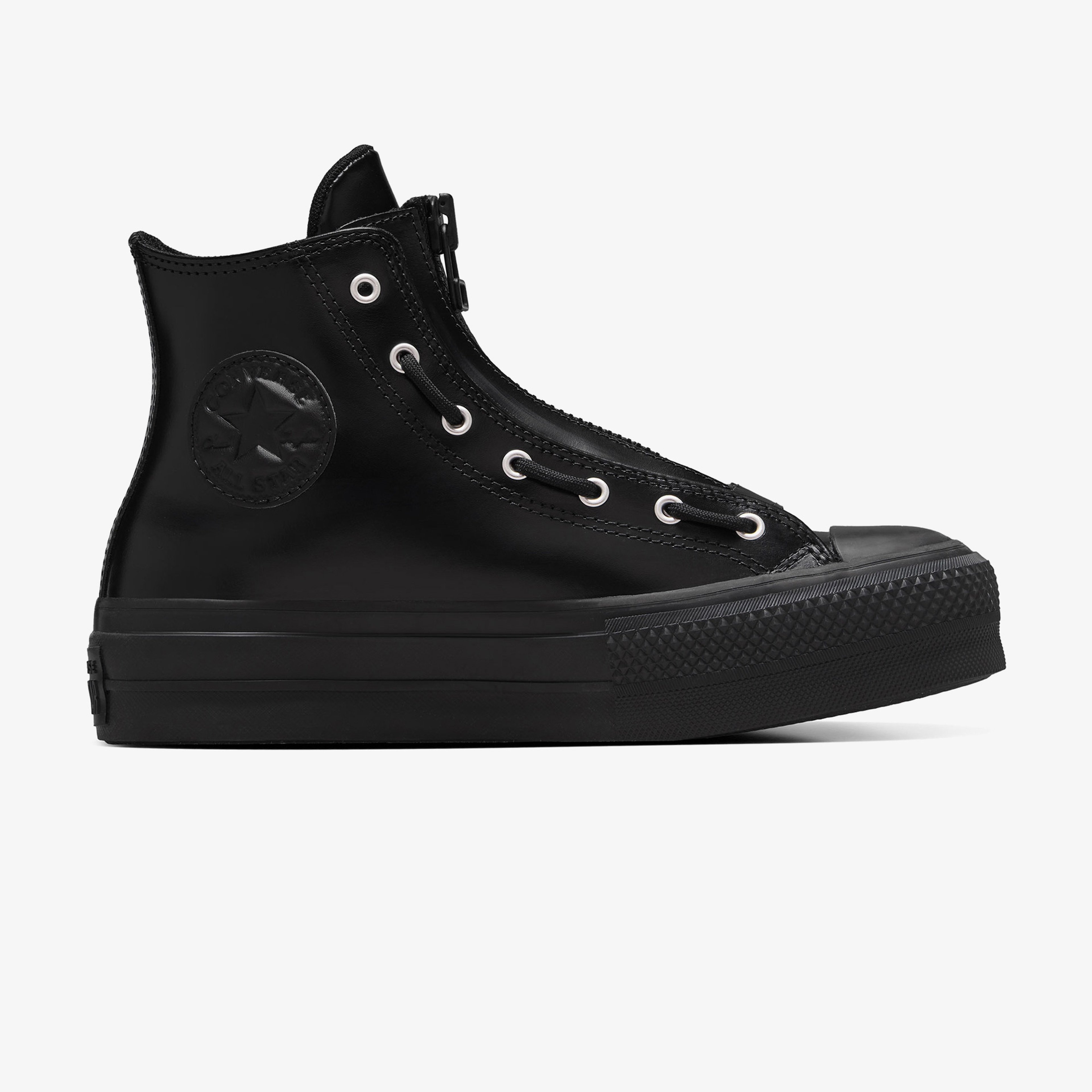 Converse Chuck Taylor All Star Lift Unisex Siyah Deri Bot