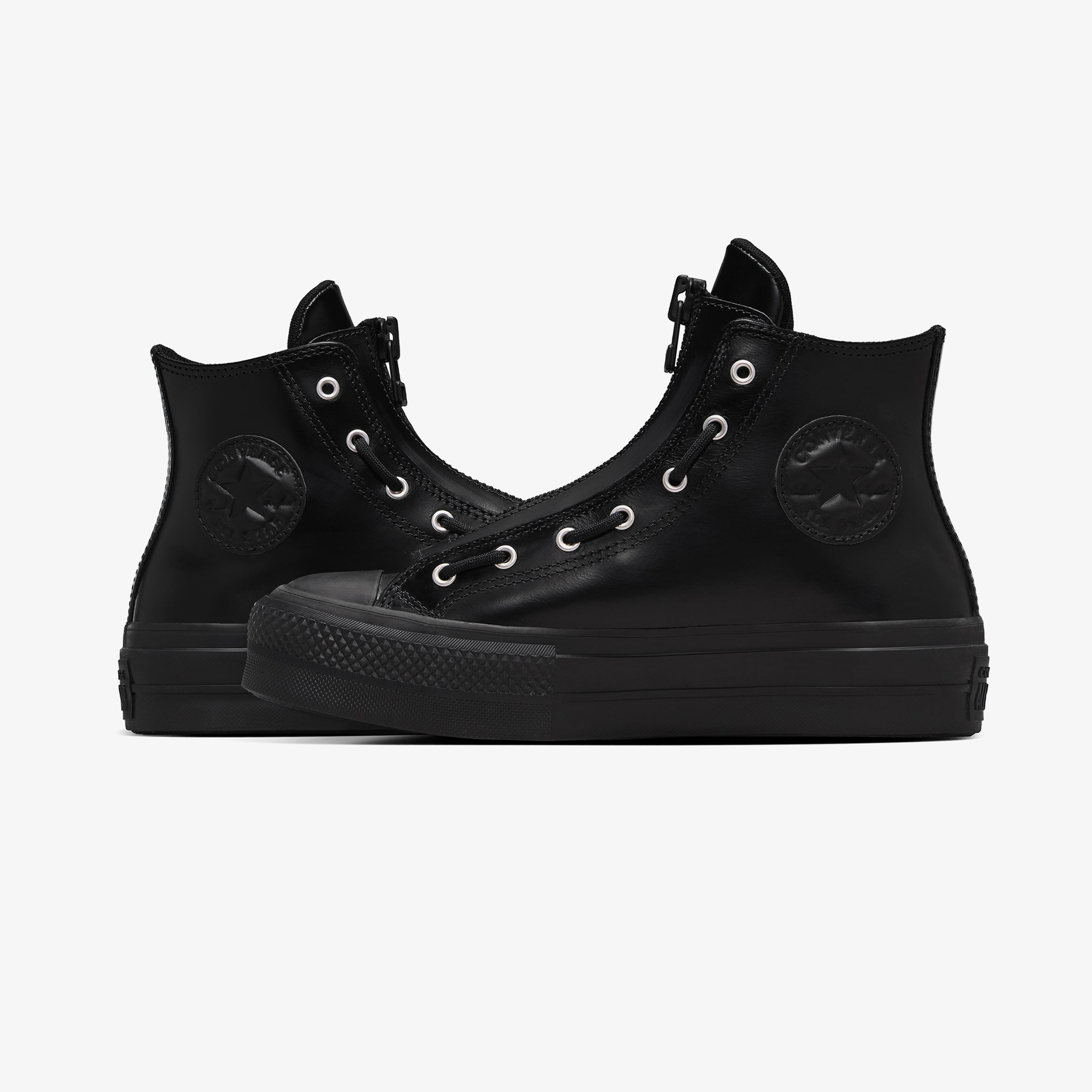 Converse Chuck Taylor All Star Lift Unisex Siyah Deri Bot