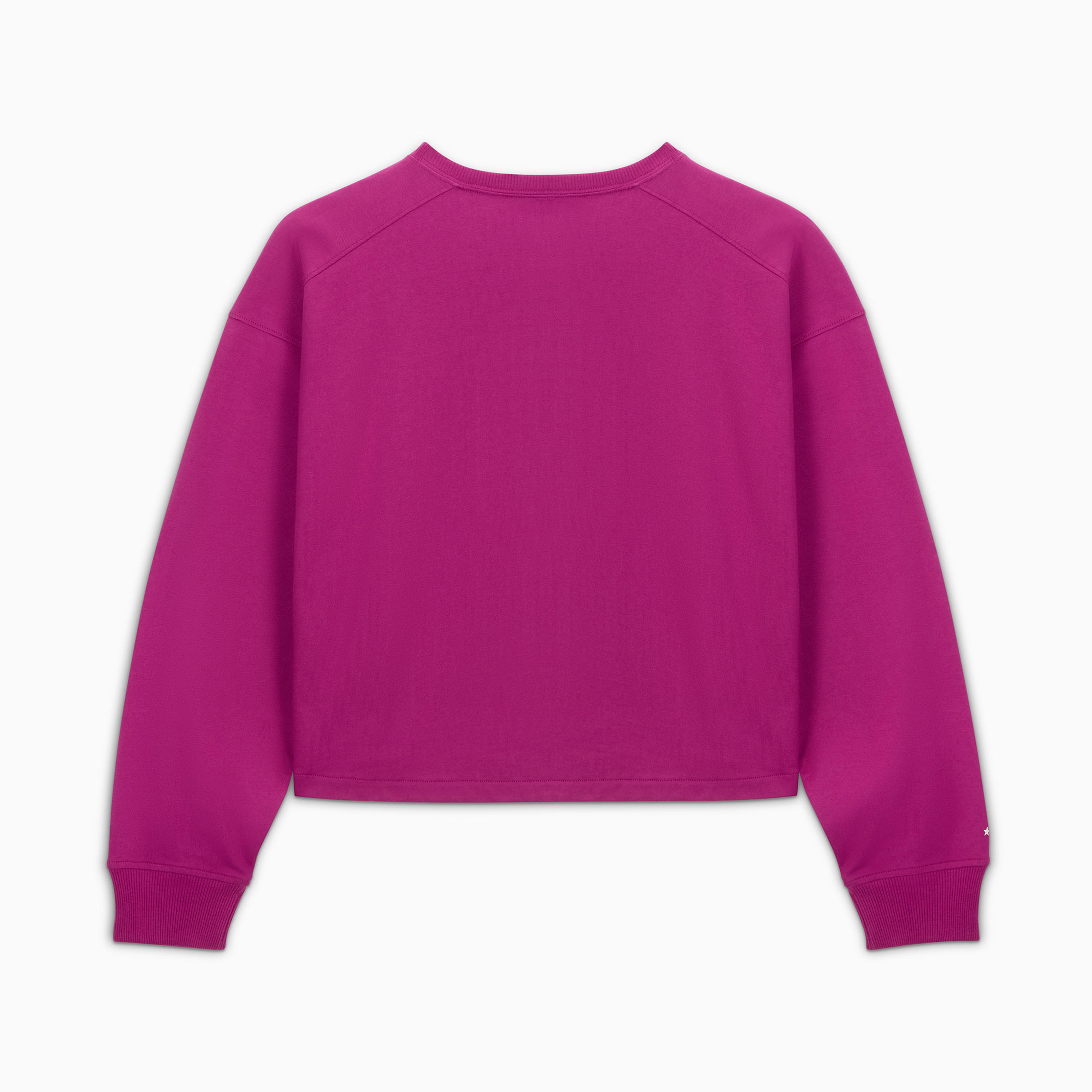 Converse Classic Kadın Baskılı Mor Sweatshirt