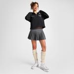 Converse Classic Kadın Yarım Fermuarlı Siyah Sweatshirt