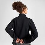 Converse Classic Kadın Yarım Fermuarlı Siyah Sweatshirt