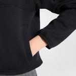 Converse Classic Kadın Yarım Fermuarlı Siyah Sweatshirt