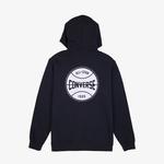 Converse Classic Erkek Grafik Baskılı Siyah Hoodie