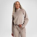 Converse Classic Yarım Fermuarlı Kadın Kahverengi Sweatshirt