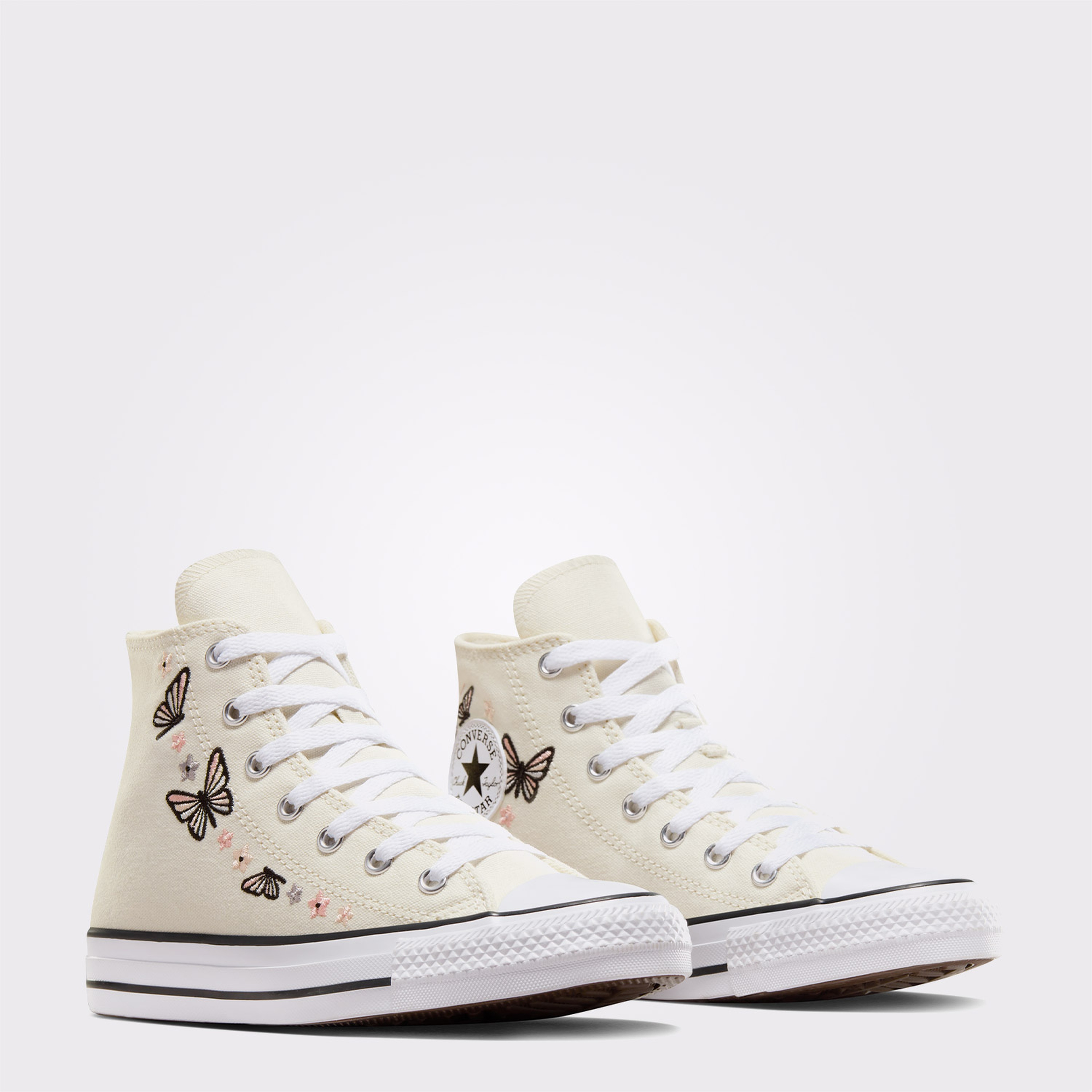 Converse Chuck Taylor All Star Butterflies Çocuk Ekru Sneaker