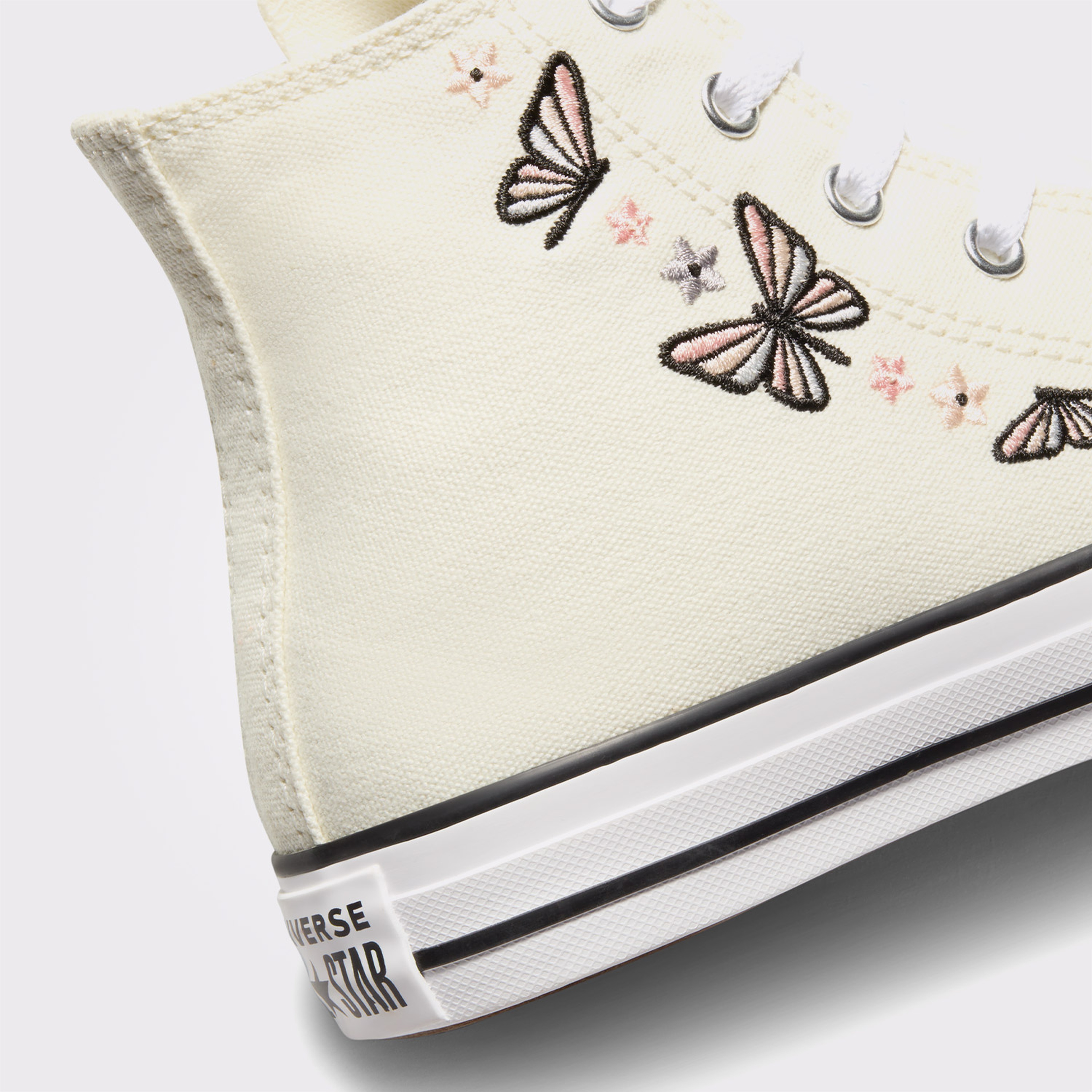 Converse Chuck Taylor All Star Butterflies Çocuk Ekru Sneaker