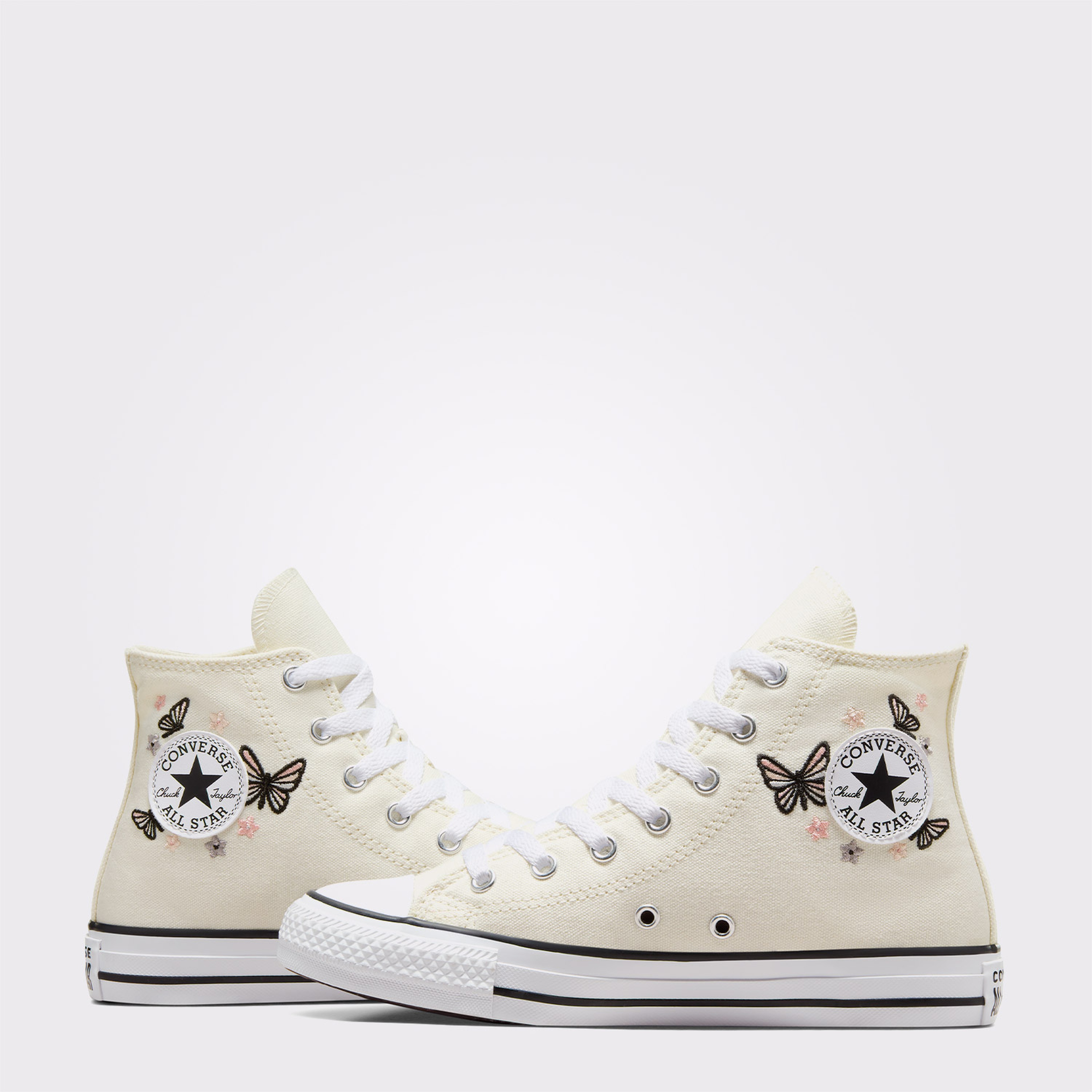 Converse Chuck Taylor All Star Butterflies Çocuk Ekru Sneaker