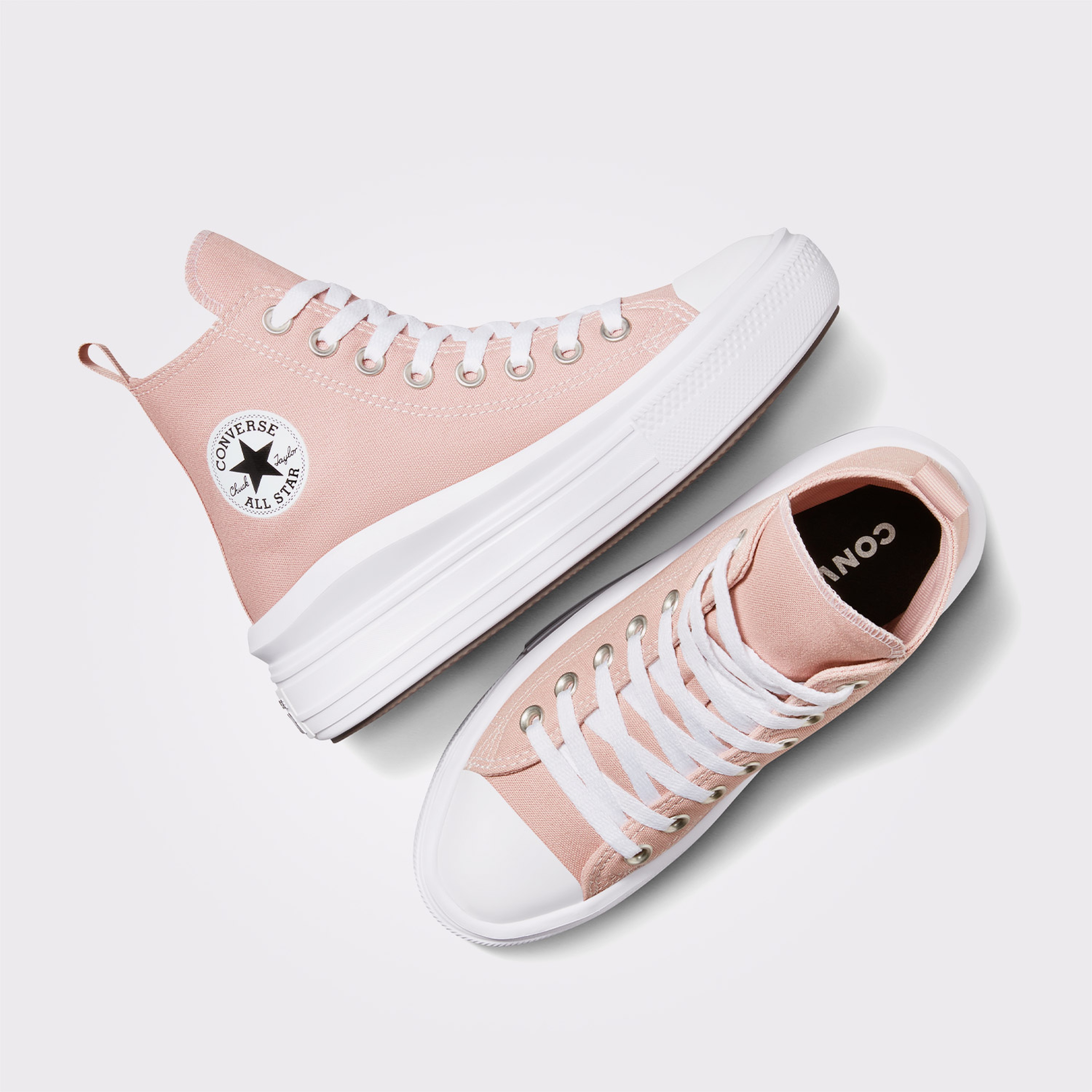 Converse Chuck Taylor All Star Move Çocuk Pembe Platform Sneaker