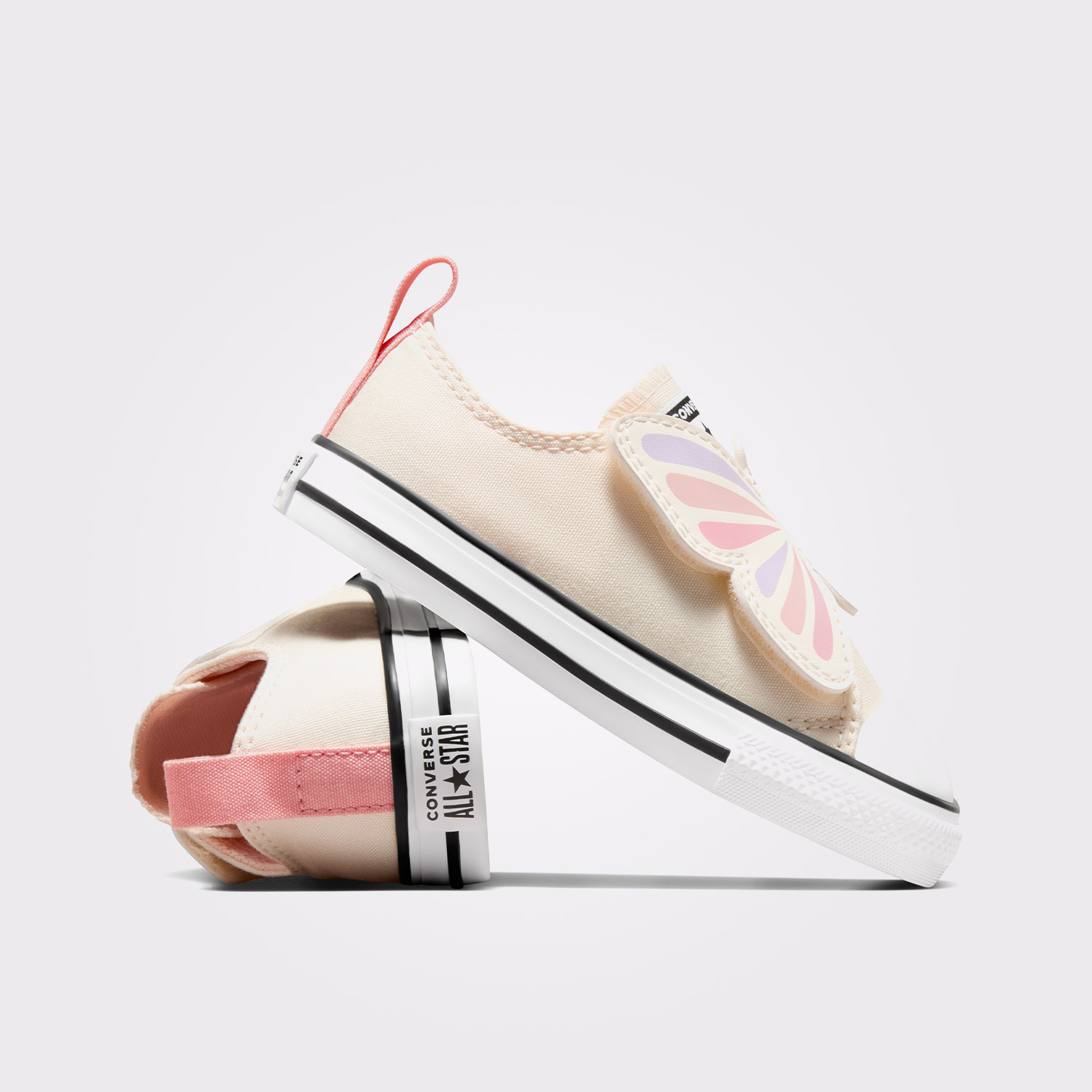 Converse Chuck Taylor All Star Butterflies Bebek Ekru Sneaker