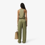 Kadın Oversize Fit Haki Kargo Pantolon