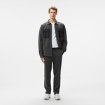 Erkek Tapered Fit Chino Gri Pantolon