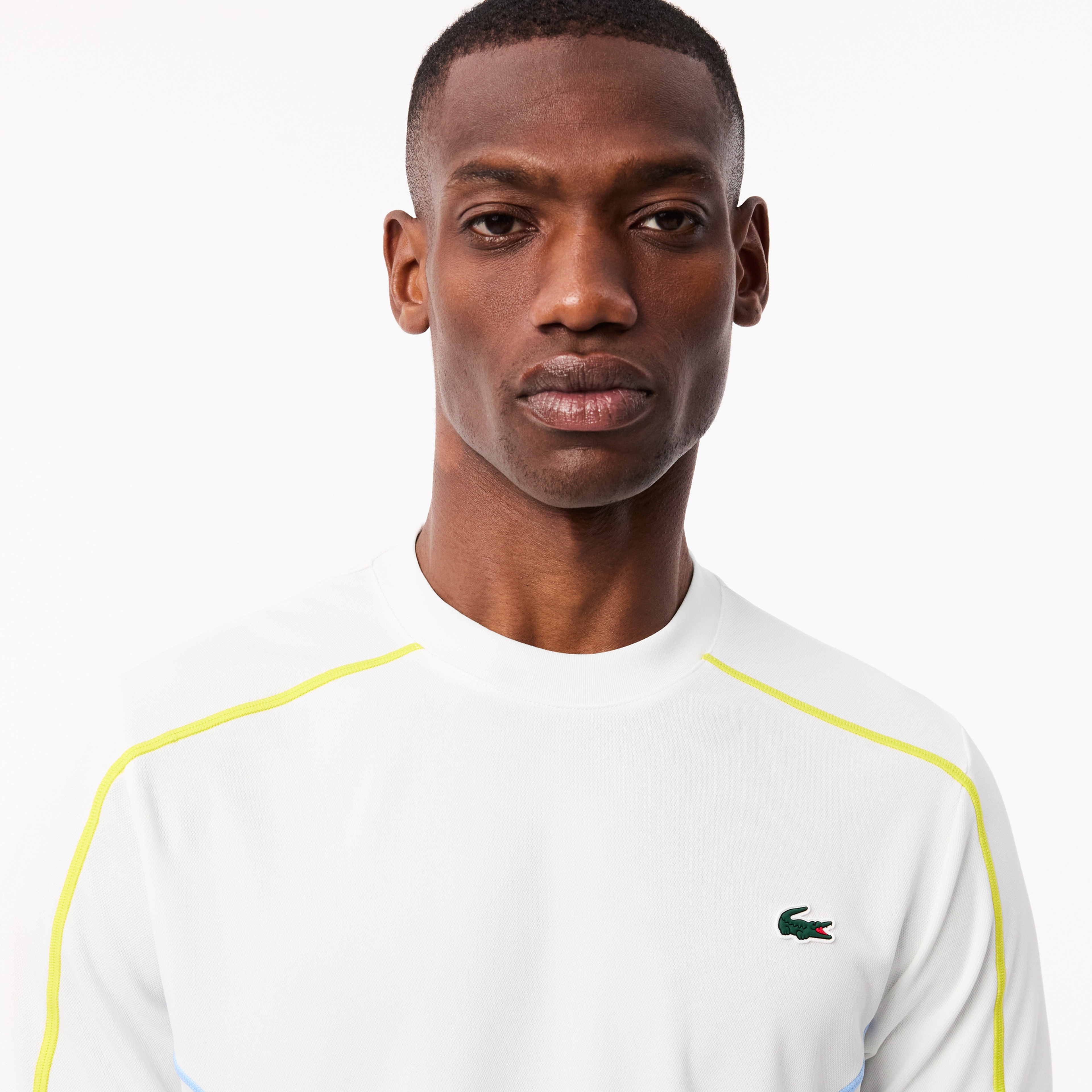 Erkek Regular Fit Bisiklet Yaka Beyaz T-Shirt