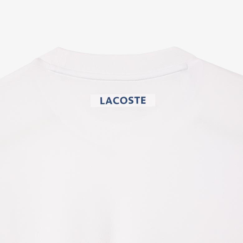 Erkek Regular Fit Bisiklet Yaka Beyaz T-Shirt