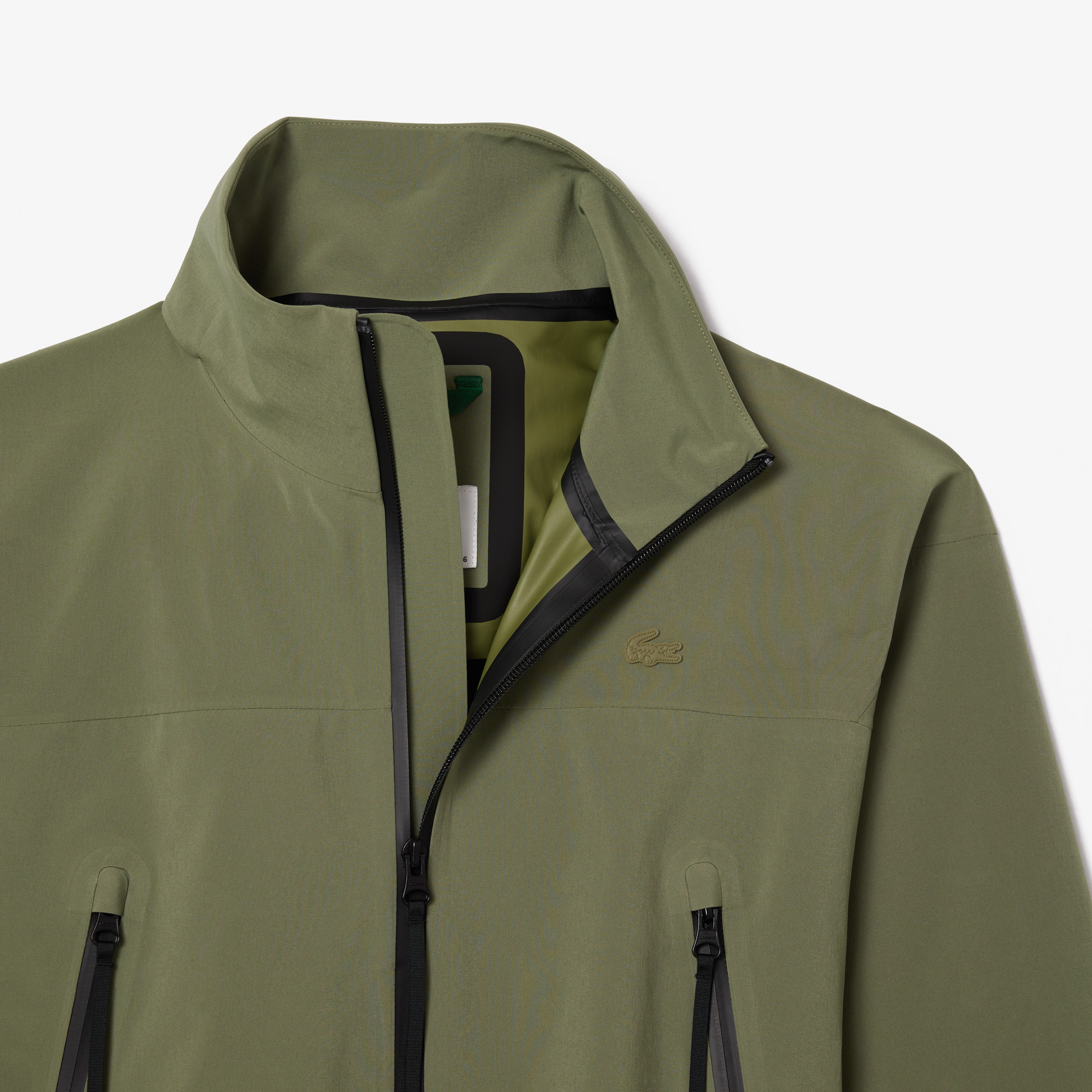 Kadın Oversize Fit Kapüşonlu Haki Trençkot