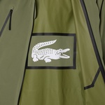 Kadın Oversize Fit Kapüşonlu Haki Trençkot