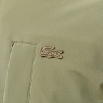 Erkek Regular Fit Kapüşonlu Baskılı Haki Yağmurluk