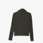 Kız Çocuk Renk Bloklu Haki Hırka