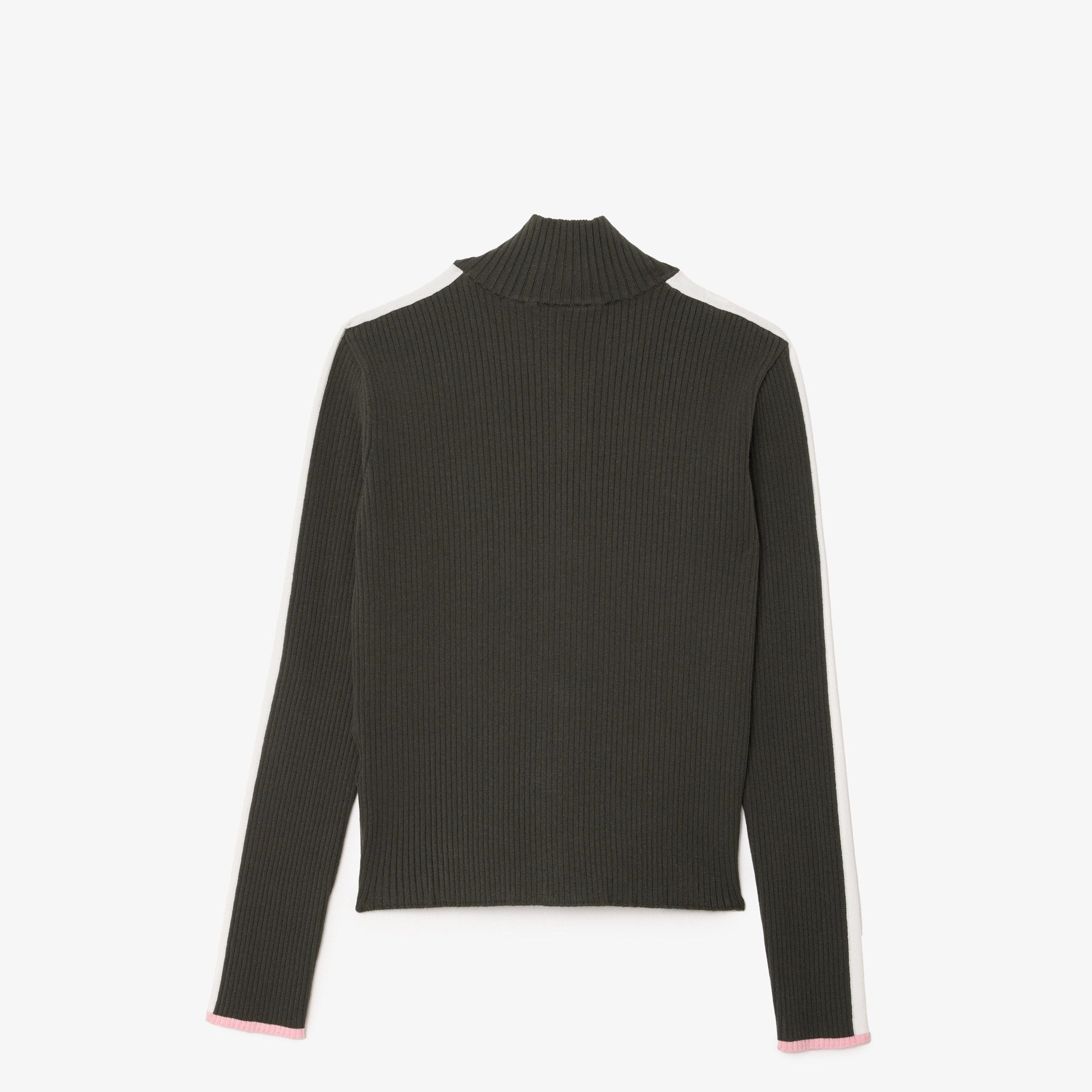 Kız Çocuk Renk Bloklu Haki Hırka