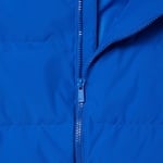 Çocuk Kapüşonlu Mavi Şişme Mont